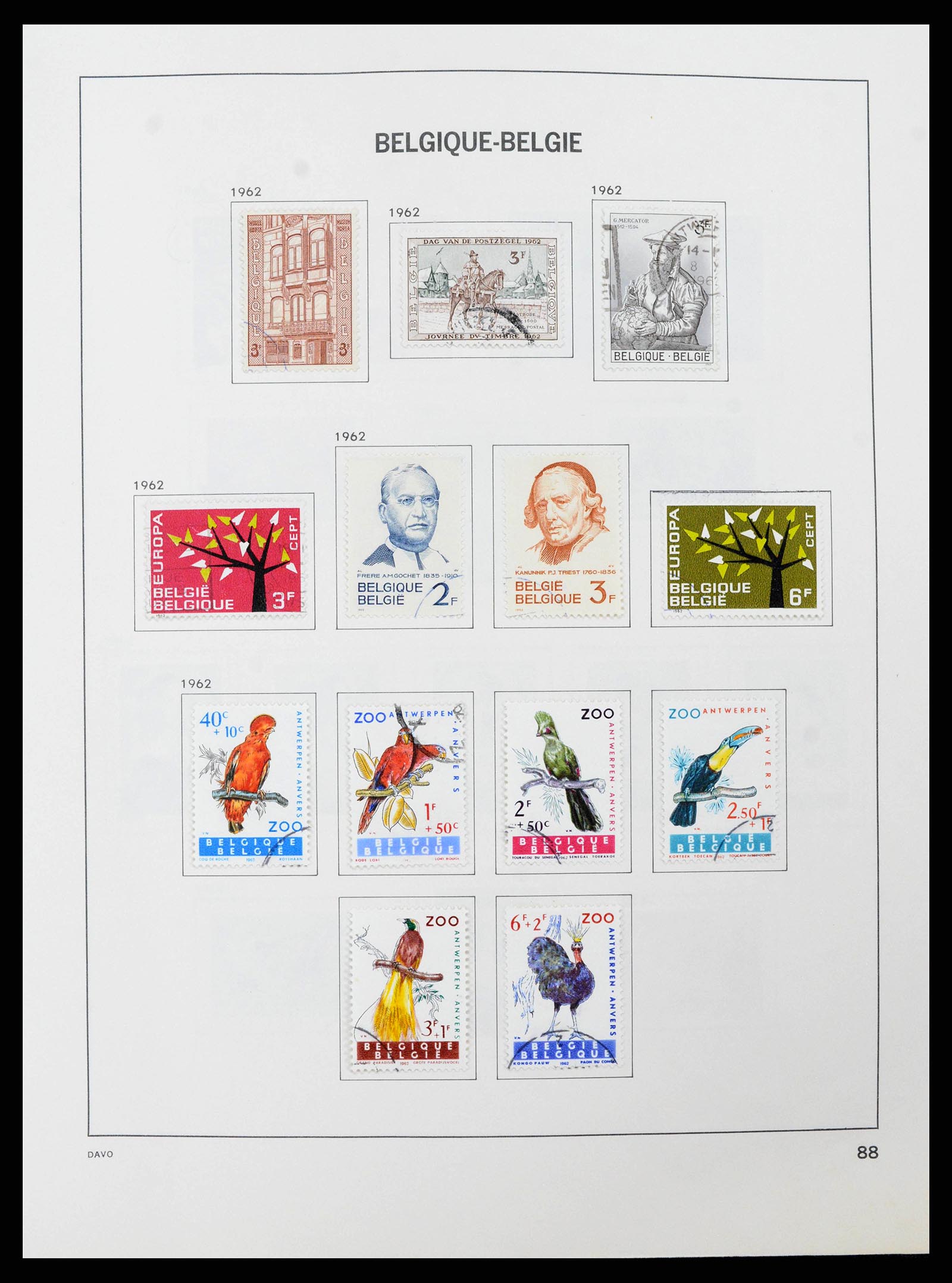38663 0086 - Stamp collection 38663 Belgium 1849-2013.