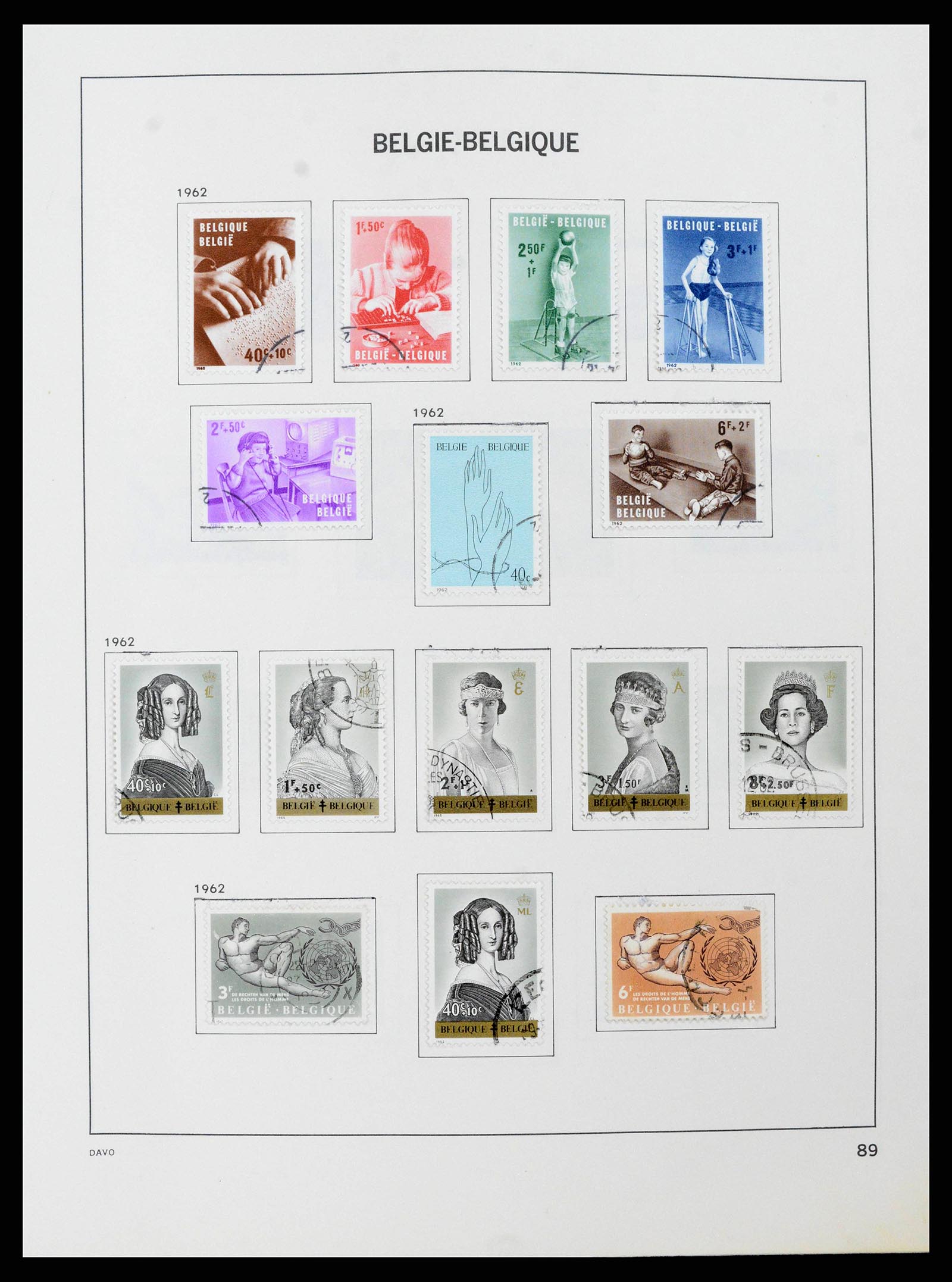 38663 0087 - Stamp collection 38663 Belgium 1849-2013.
