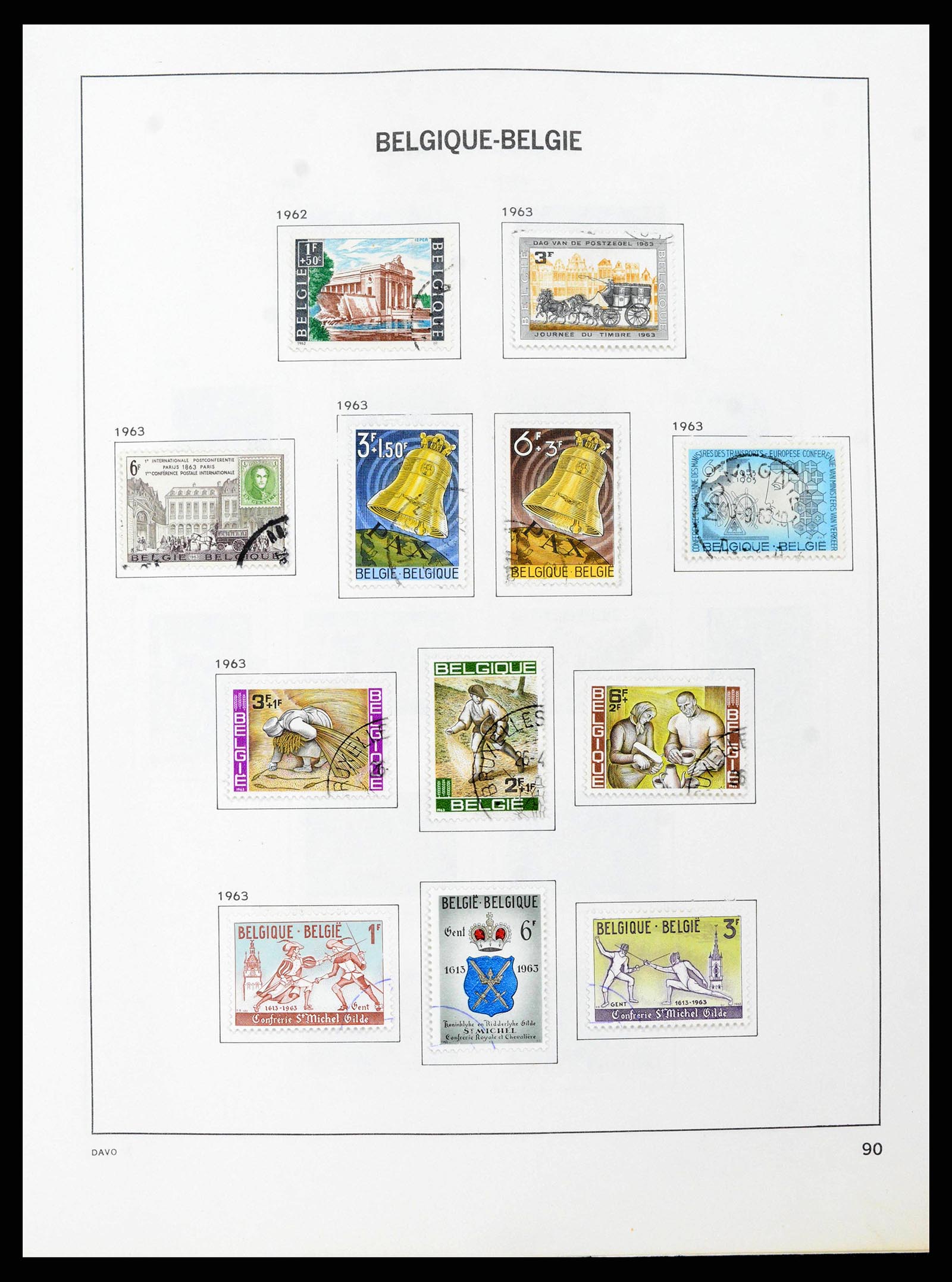 38663 0088 - Stamp collection 38663 Belgium 1849-2013.