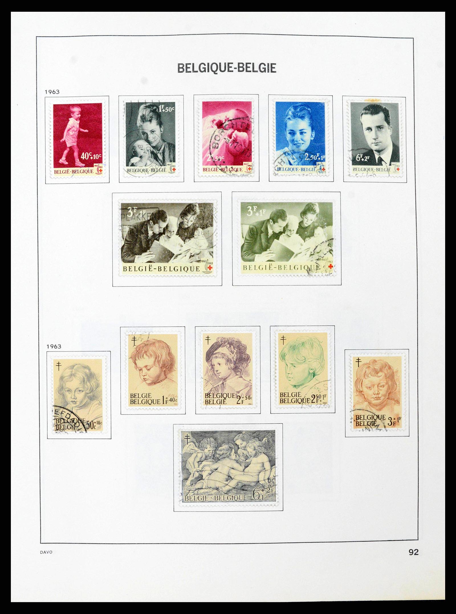 38663 0090 - Stamp collection 38663 Belgium 1849-2013.