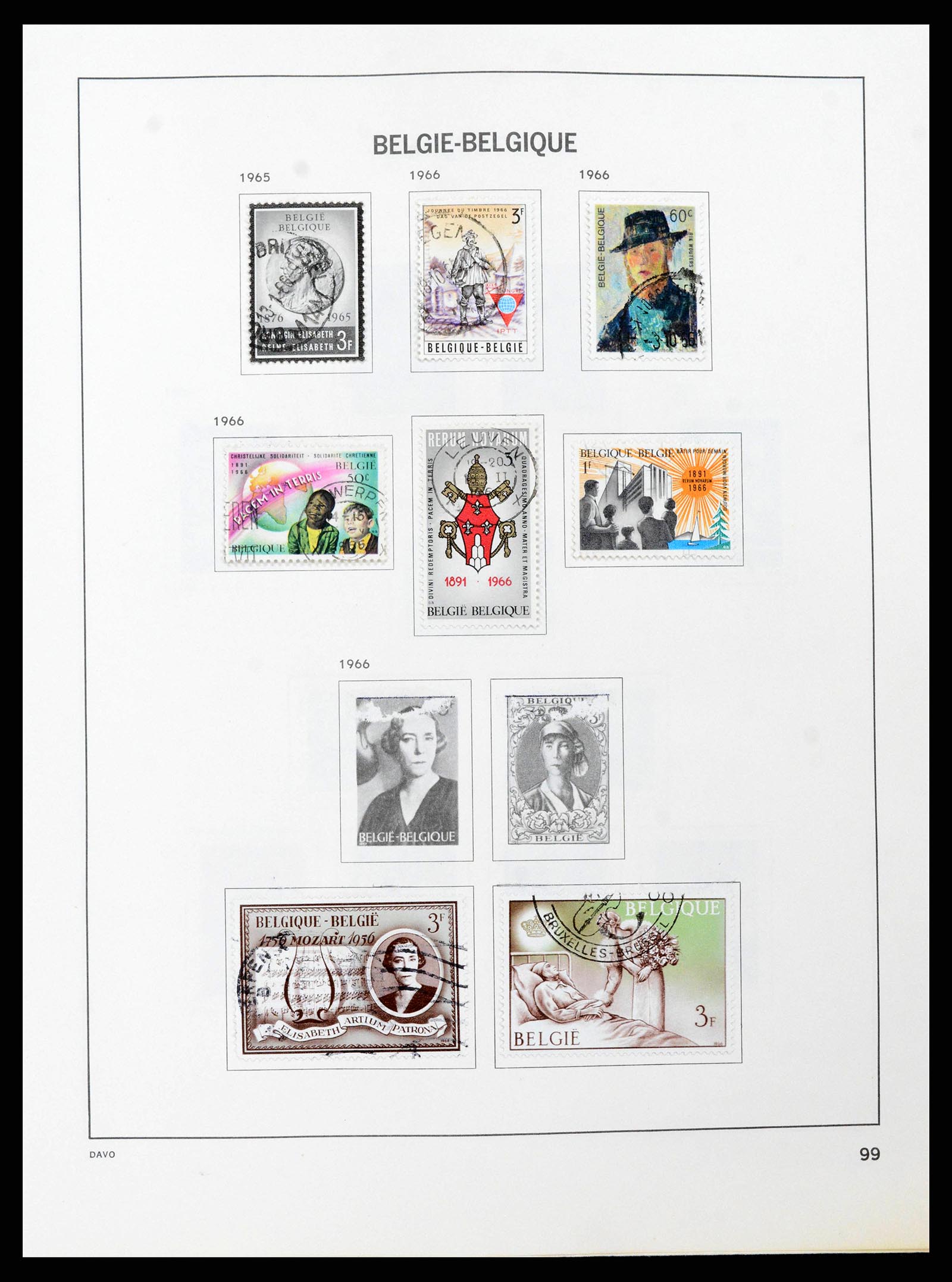 38663 0097 - Stamp collection 38663 Belgium 1849-2013.