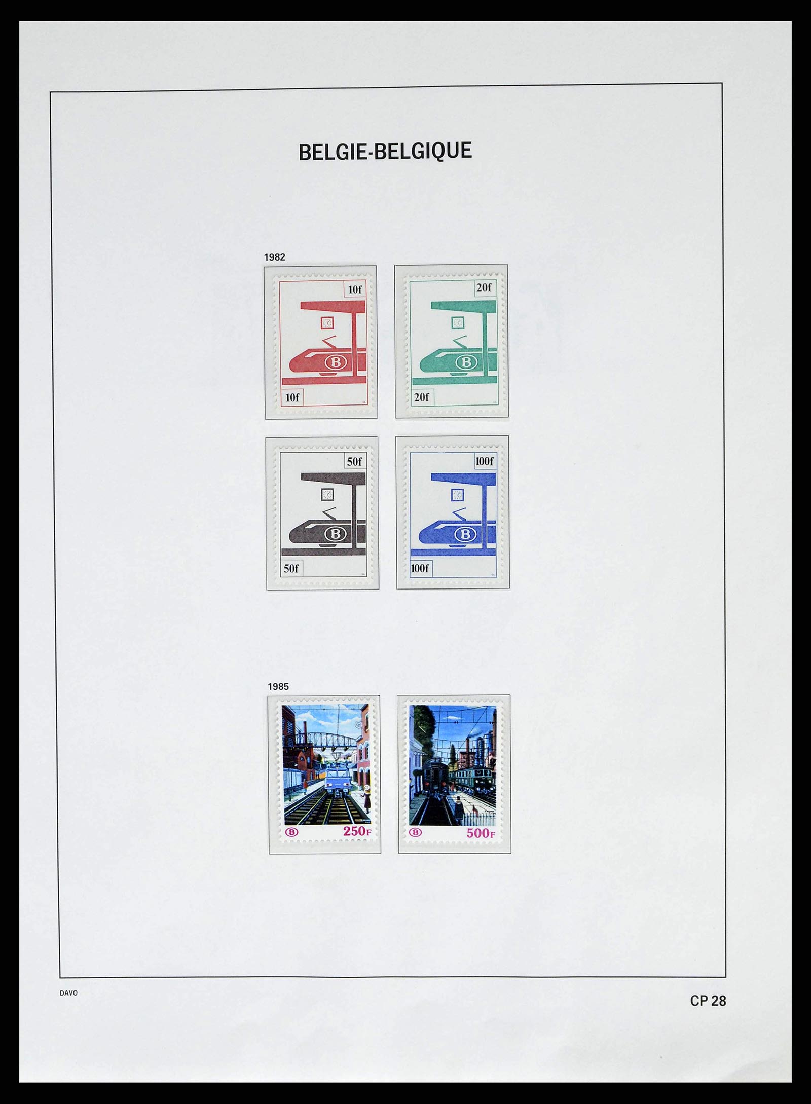 38663 0402 - Stamp collection 38663 Belgium 1849-2013.