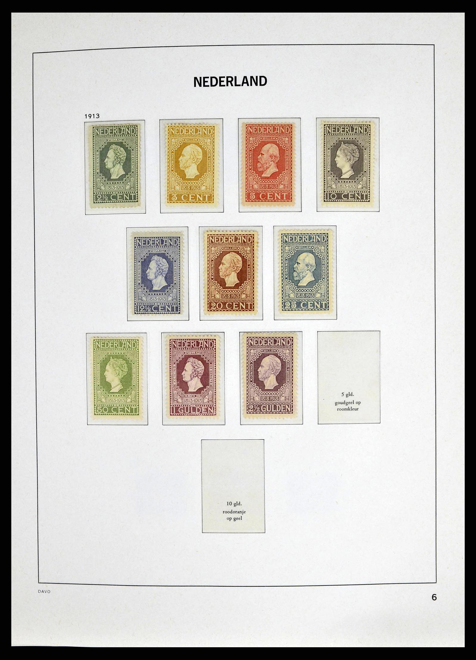 38664 0006 - Postzegelverzameling 38664 Nederland 1852-1969.