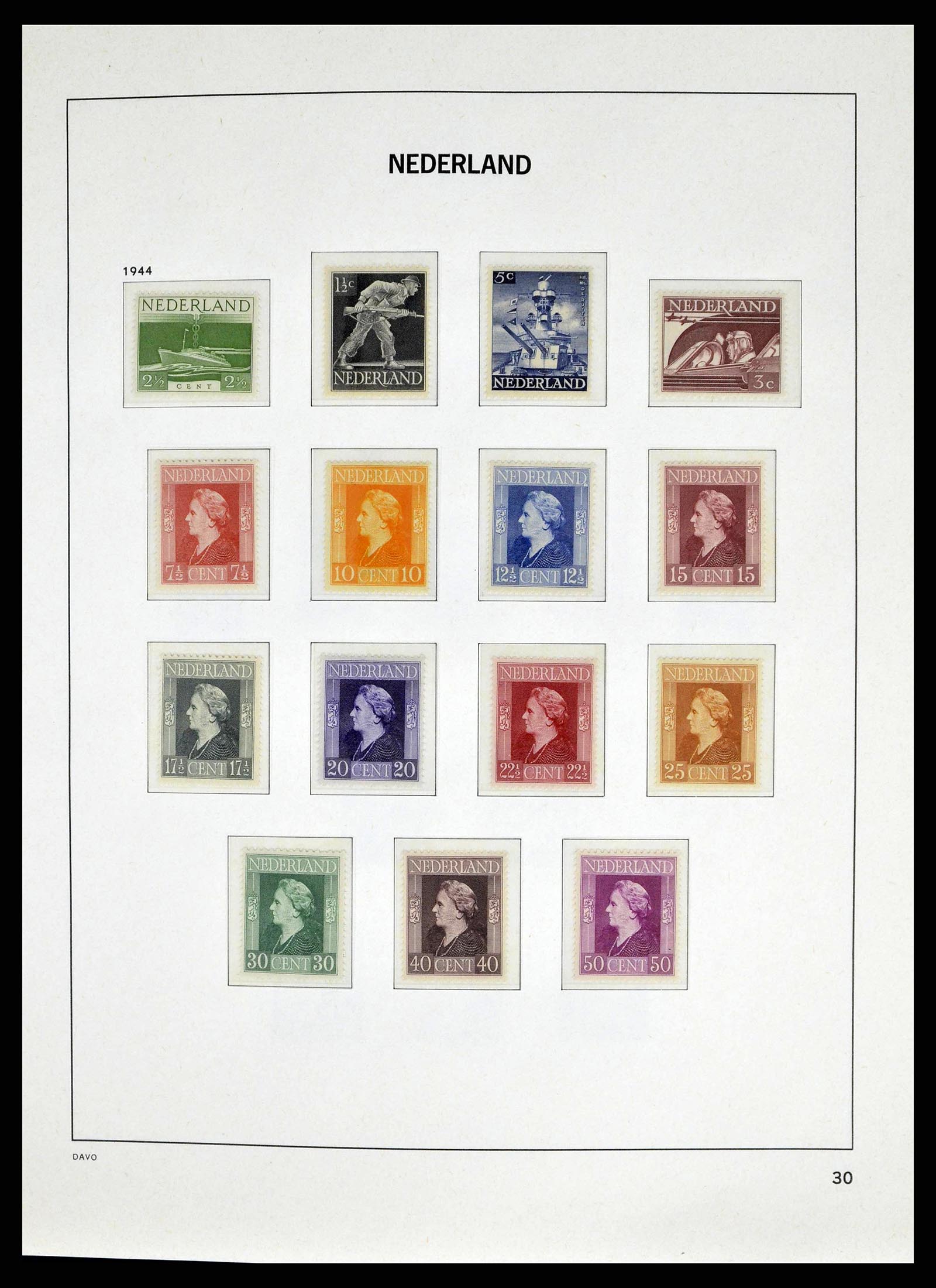 38664 0029 - Postzegelverzameling 38664 Nederland 1852-1969.