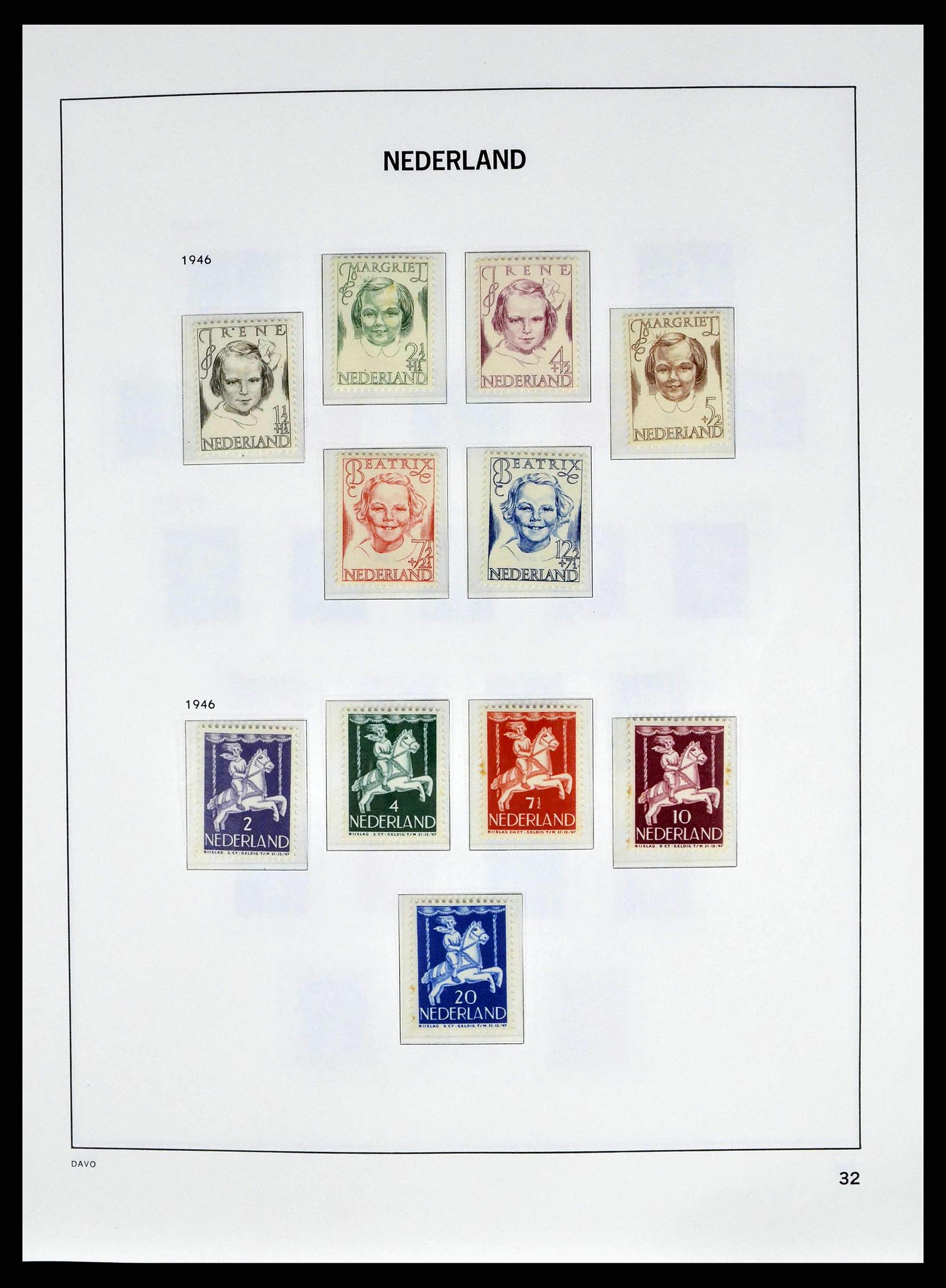 38664 0031 - Postzegelverzameling 38664 Nederland 1852-1969.