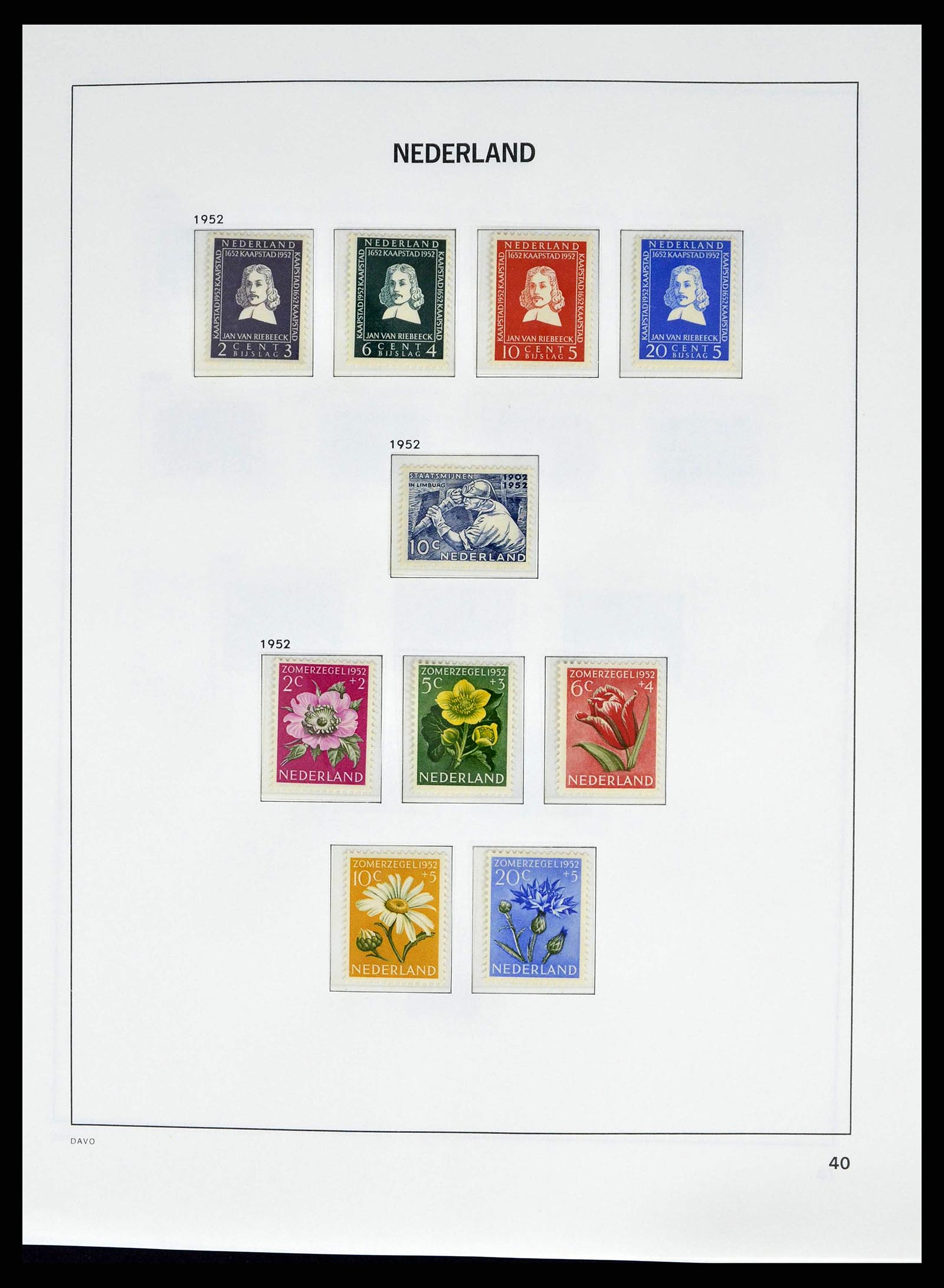 38664 0039 - Postzegelverzameling 38664 Nederland 1852-1969.