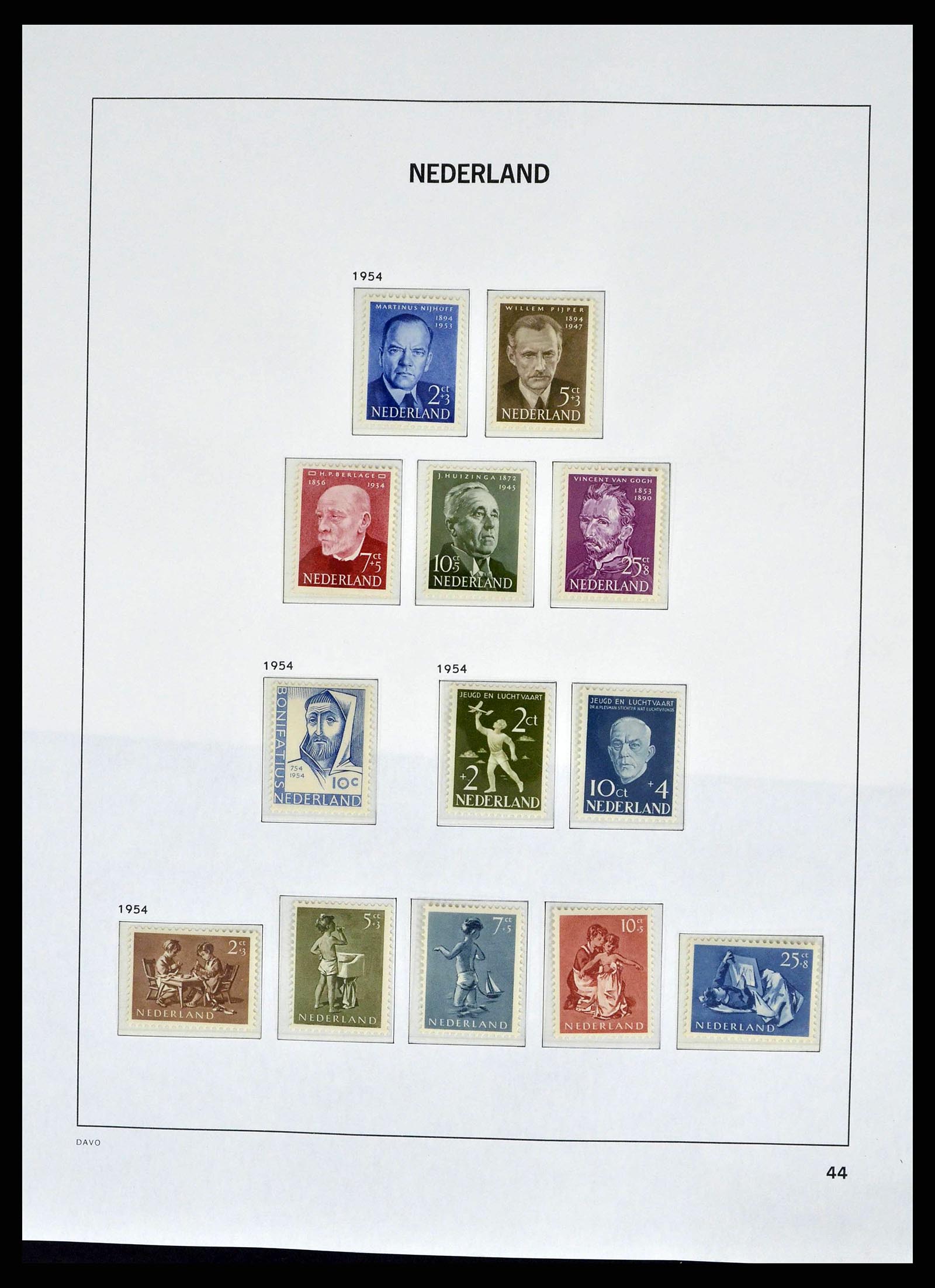 38664 0043 - Postzegelverzameling 38664 Nederland 1852-1969.