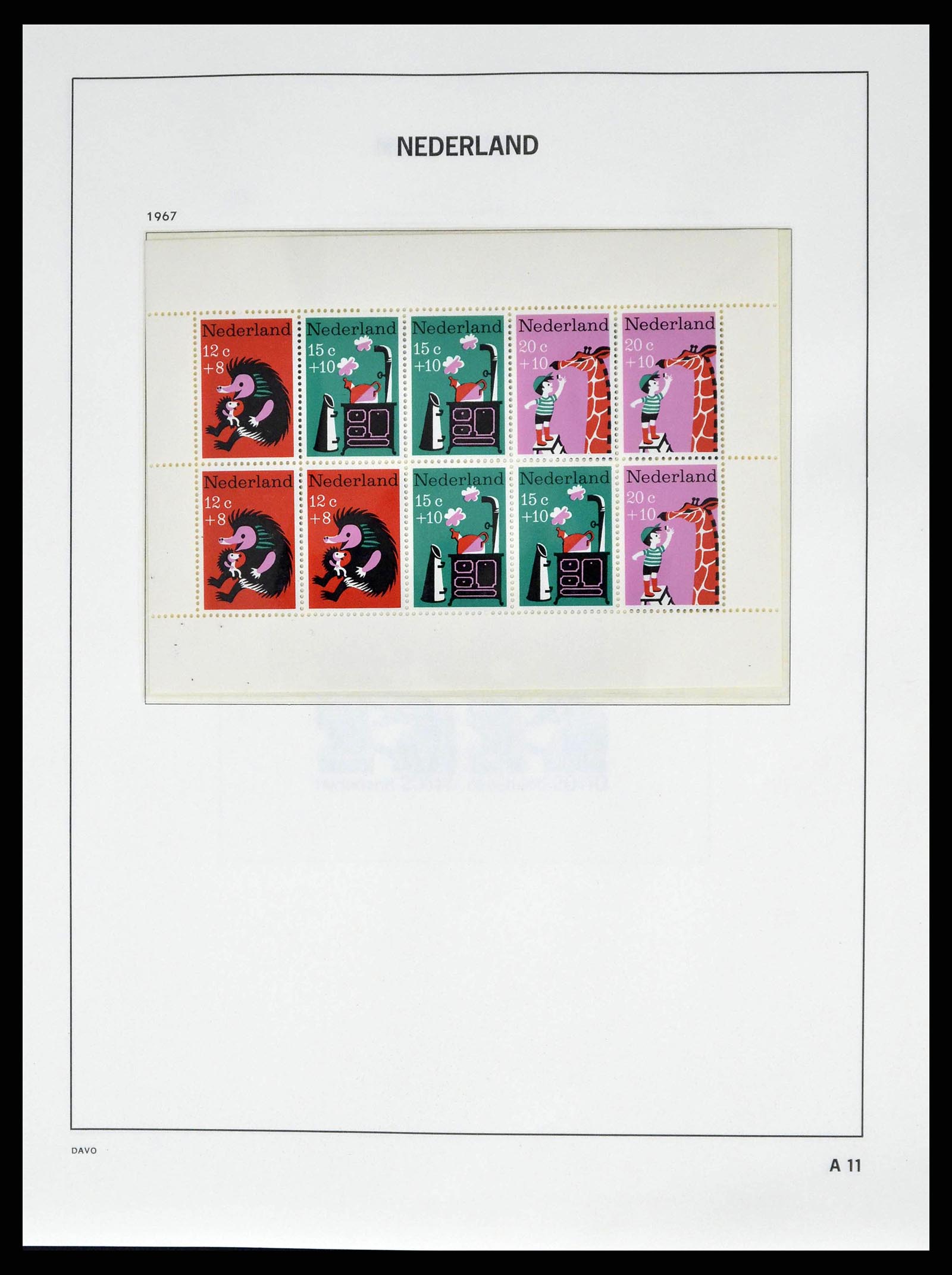 38664 0066 - Postzegelverzameling 38664 Nederland 1852-1969.