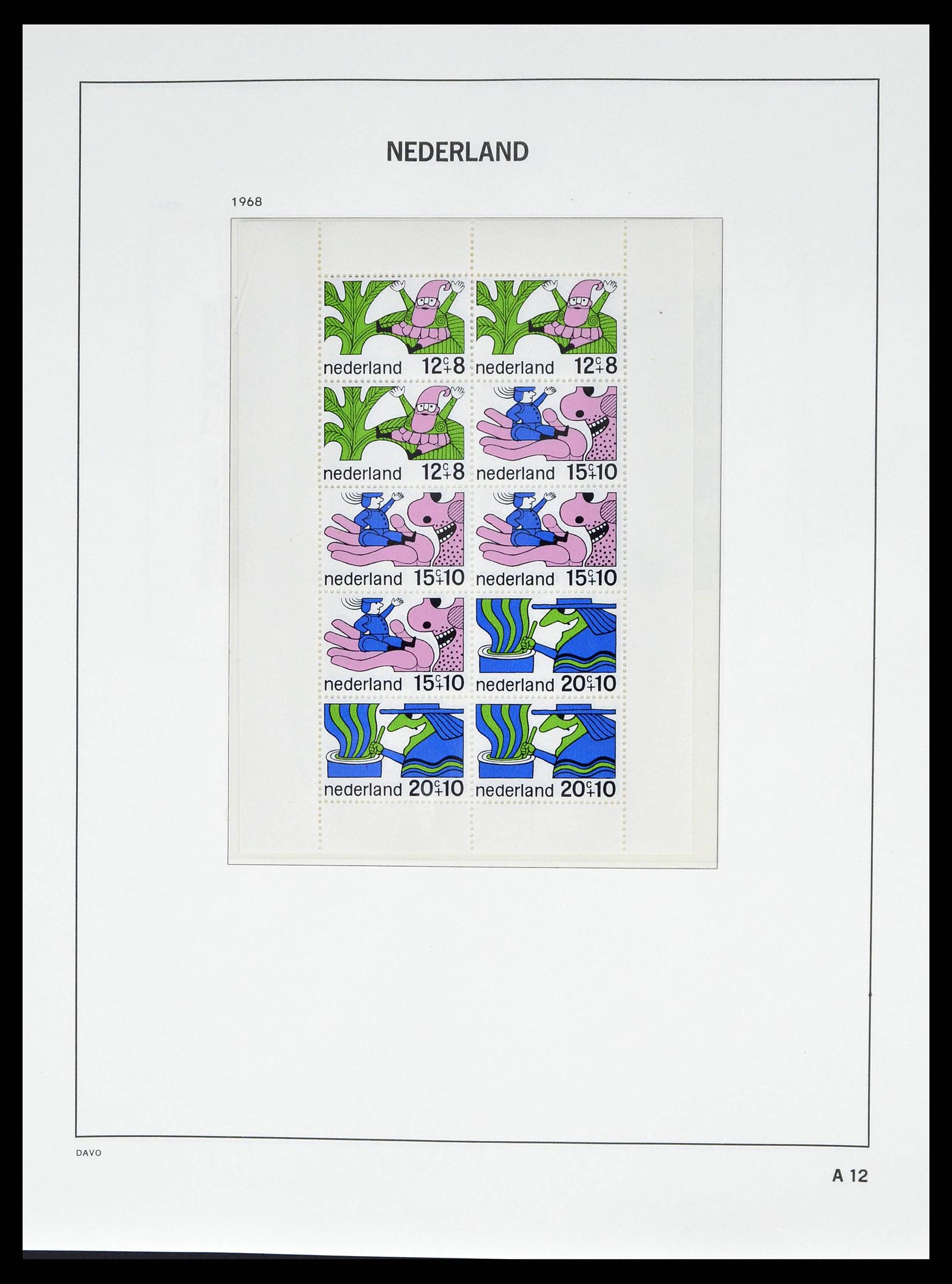 38664 0067 - Postzegelverzameling 38664 Nederland 1852-1969.