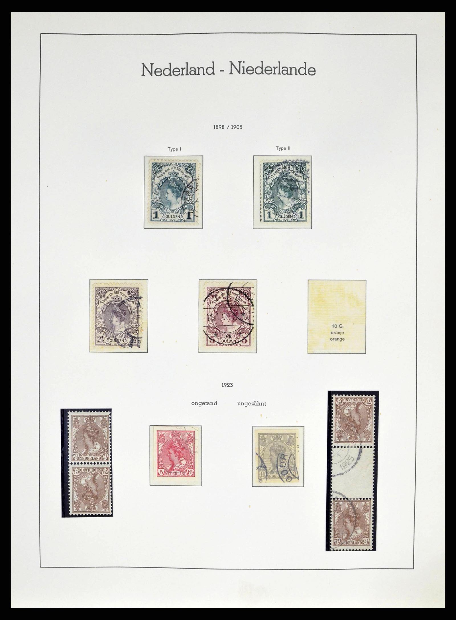 38667 0005 - Postzegelverzameling 38667 Nederland 1852-1968.