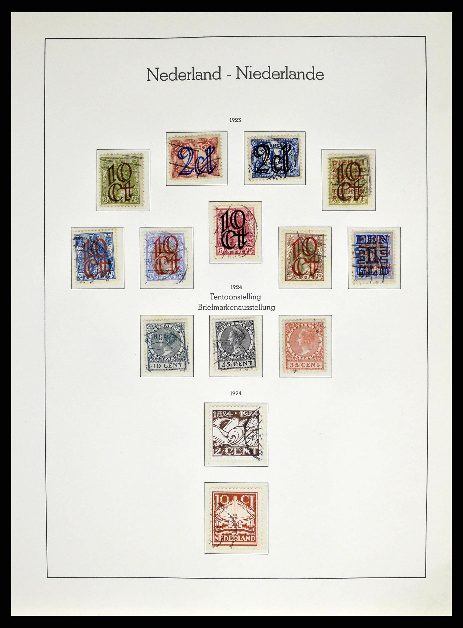 38667 0009 - Postzegelverzameling 38667 Nederland 1852-1968.