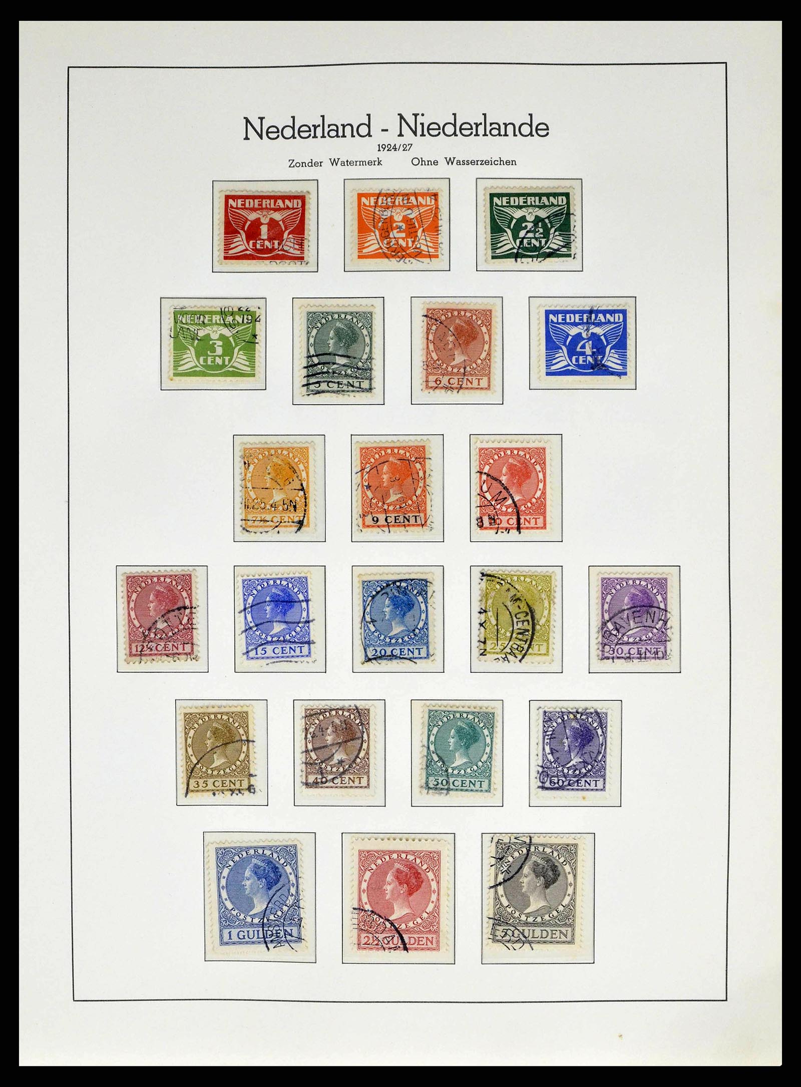 38667 0011 - Postzegelverzameling 38667 Nederland 1852-1968.