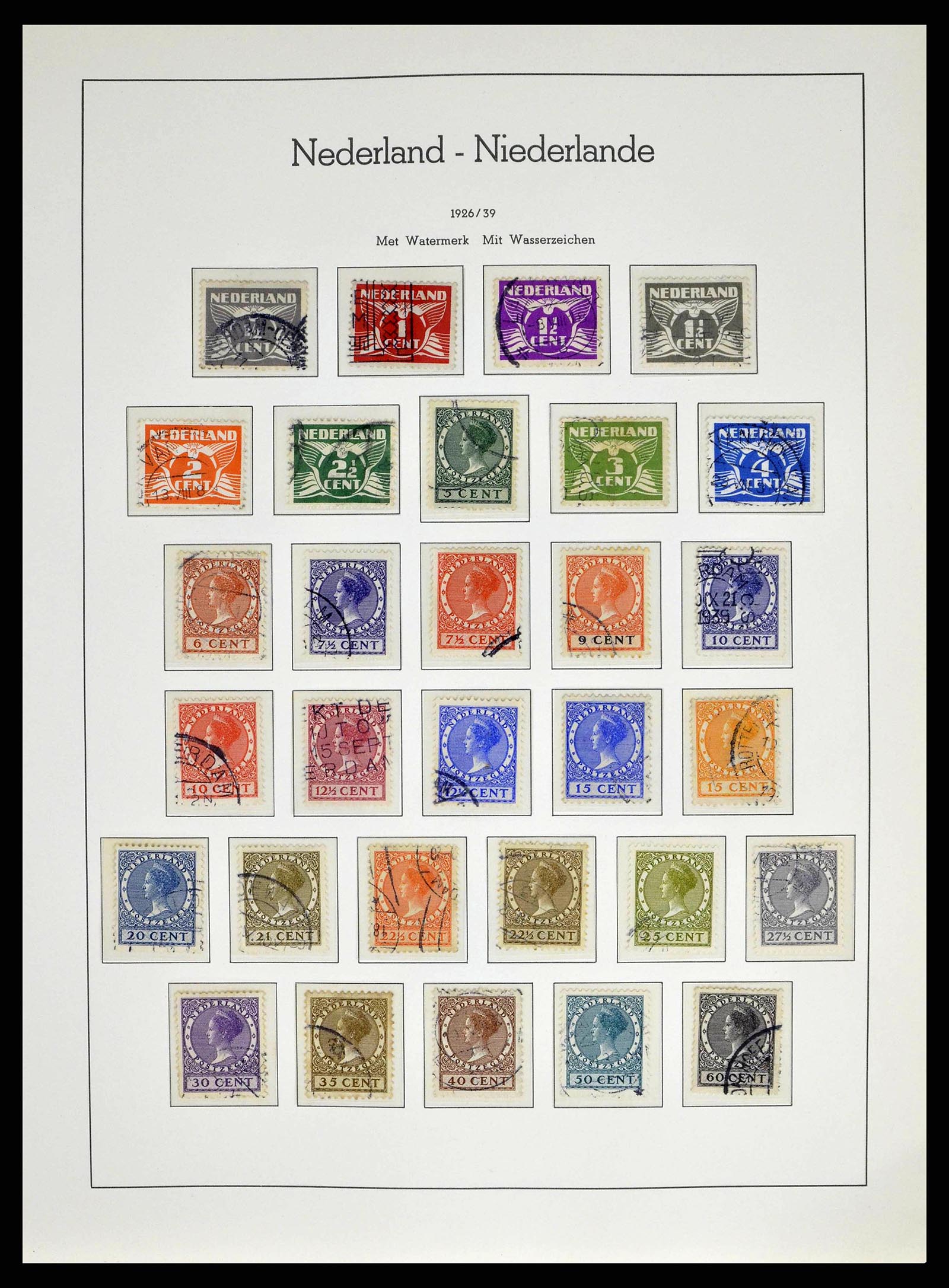 38667 0012 - Postzegelverzameling 38667 Nederland 1852-1968.