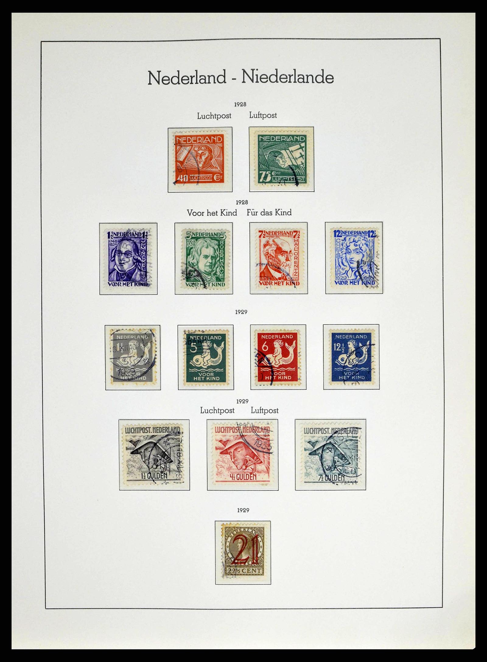 38667 0015 - Postzegelverzameling 38667 Nederland 1852-1968.
