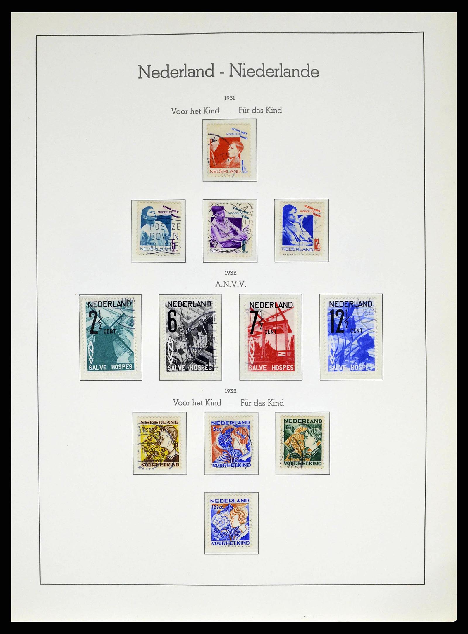 38667 0017 - Postzegelverzameling 38667 Nederland 1852-1968.