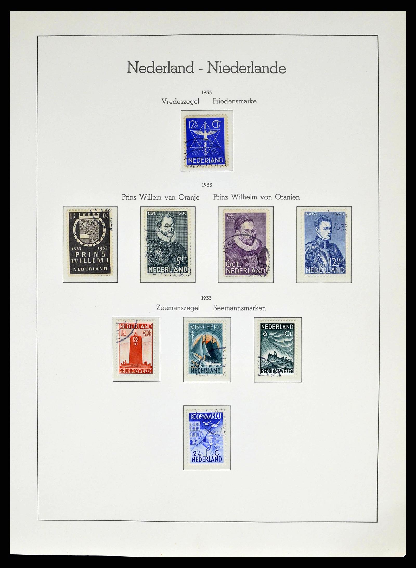 38667 0018 - Postzegelverzameling 38667 Nederland 1852-1968.