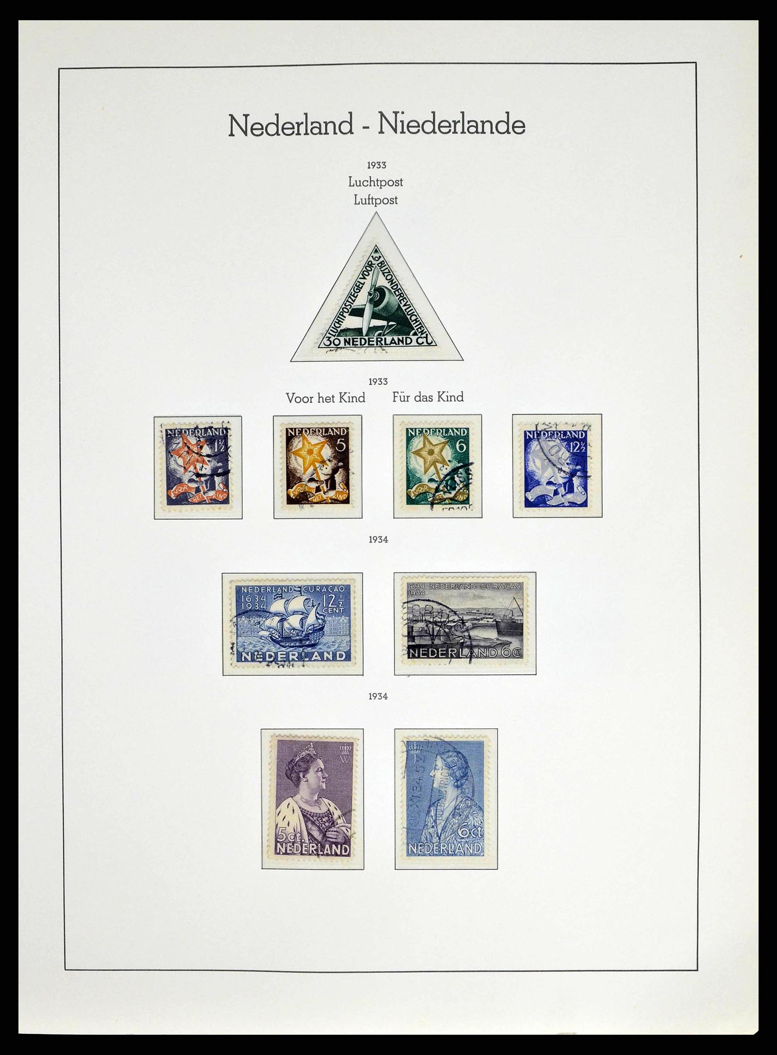 38667 0019 - Postzegelverzameling 38667 Nederland 1852-1968.