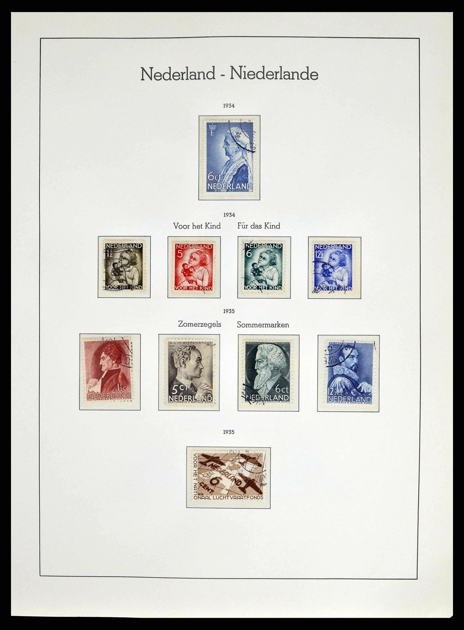 38667 0020 - Postzegelverzameling 38667 Nederland 1852-1968.