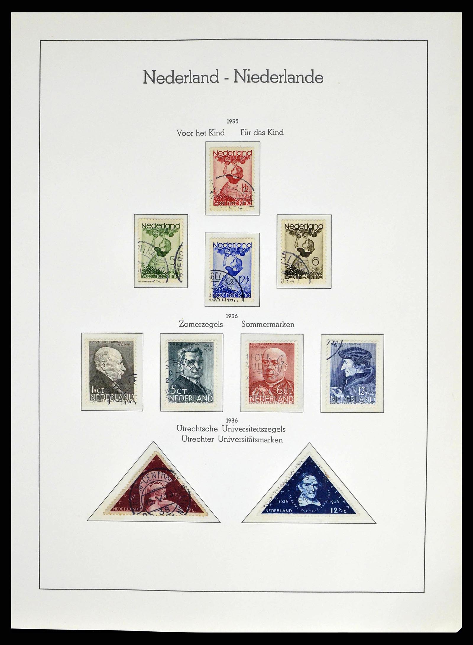 38667 0021 - Postzegelverzameling 38667 Nederland 1852-1968.