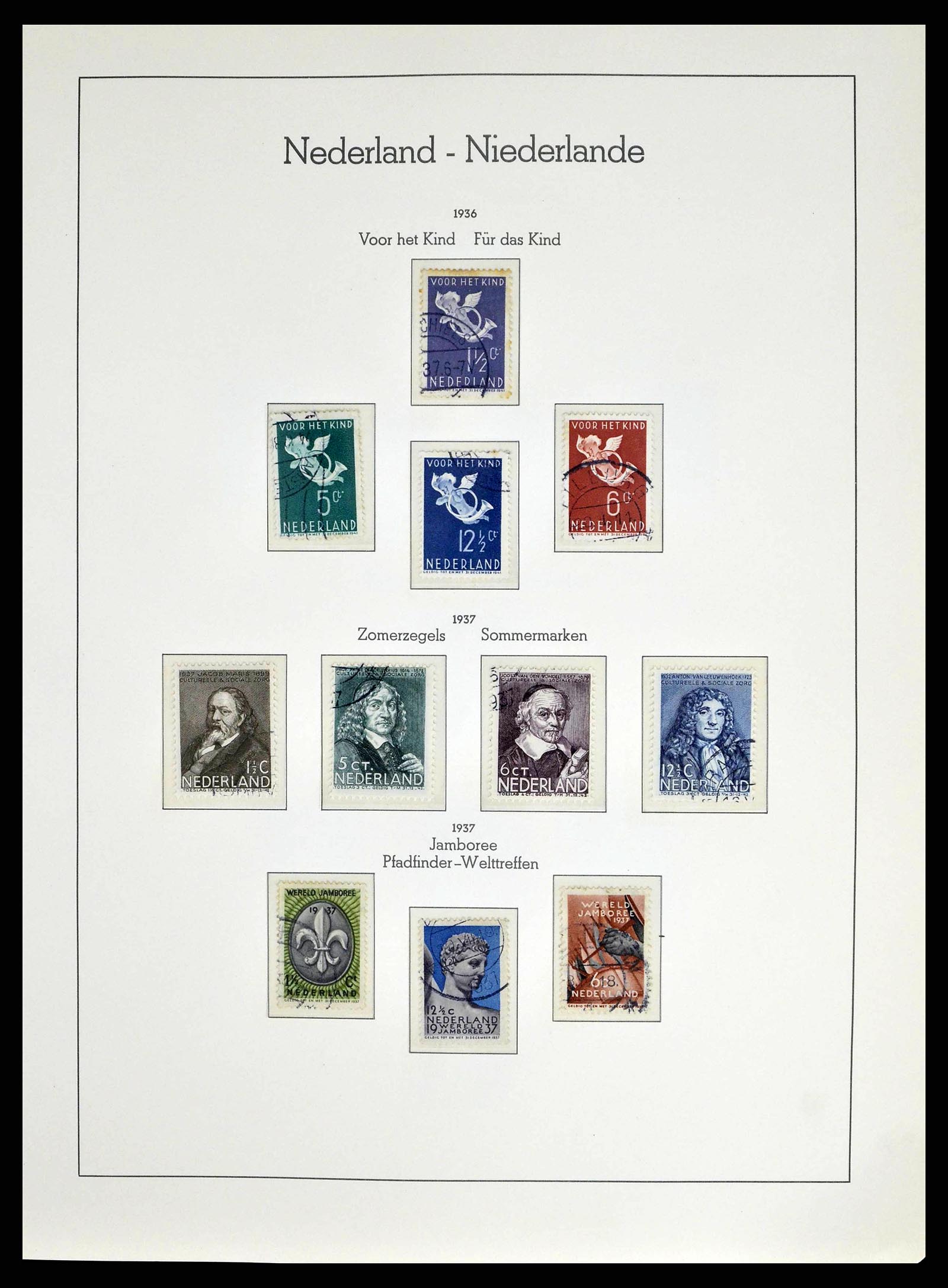 38667 0022 - Postzegelverzameling 38667 Nederland 1852-1968.
