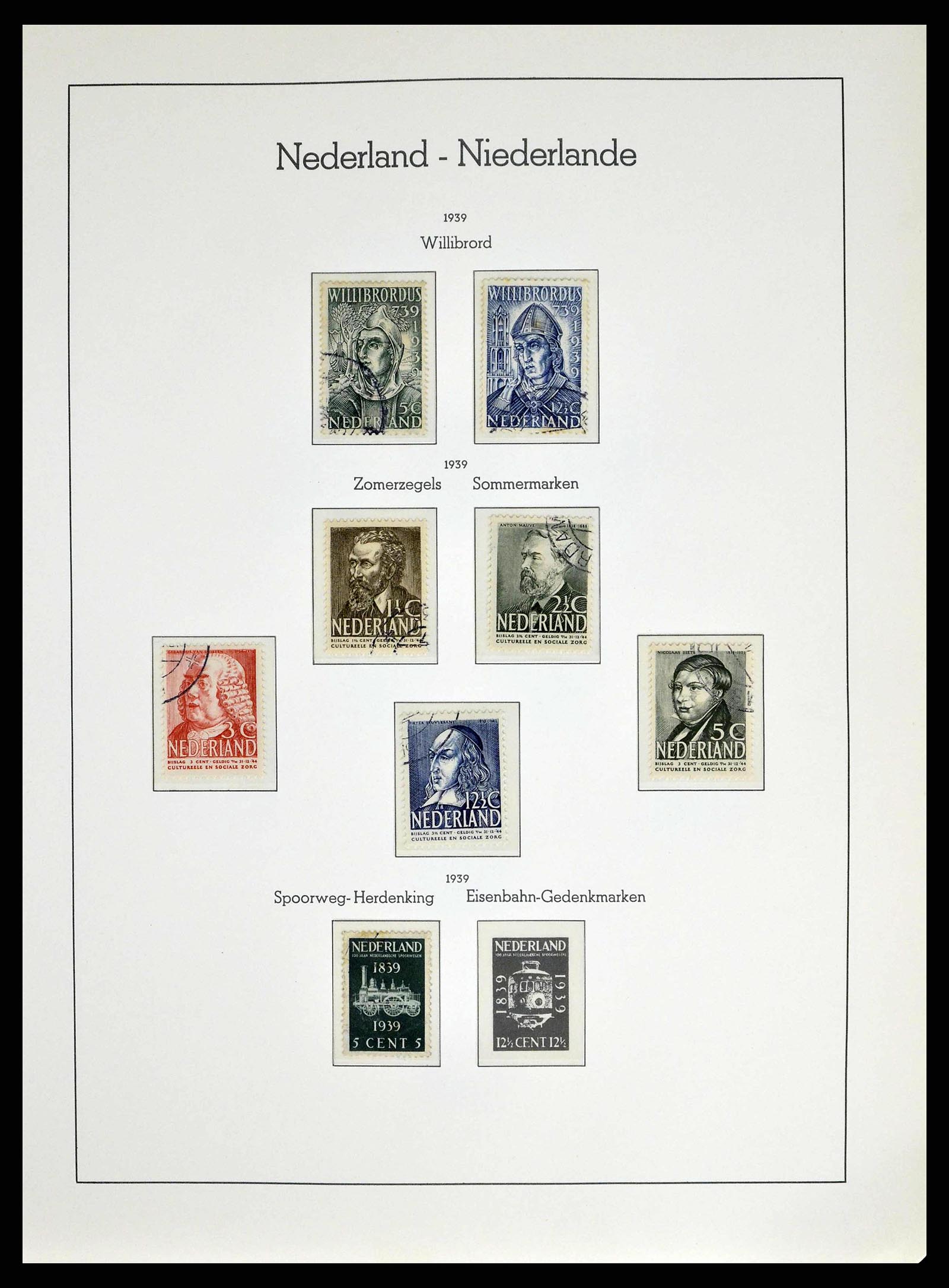 38667 0025 - Postzegelverzameling 38667 Nederland 1852-1968.