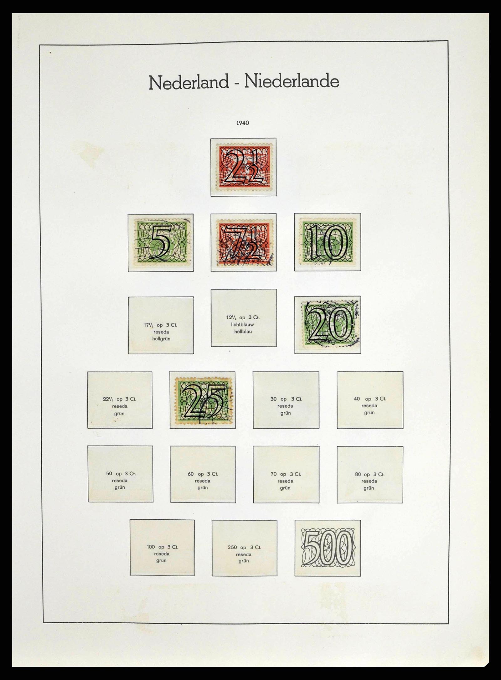38667 0028 - Postzegelverzameling 38667 Nederland 1852-1968.
