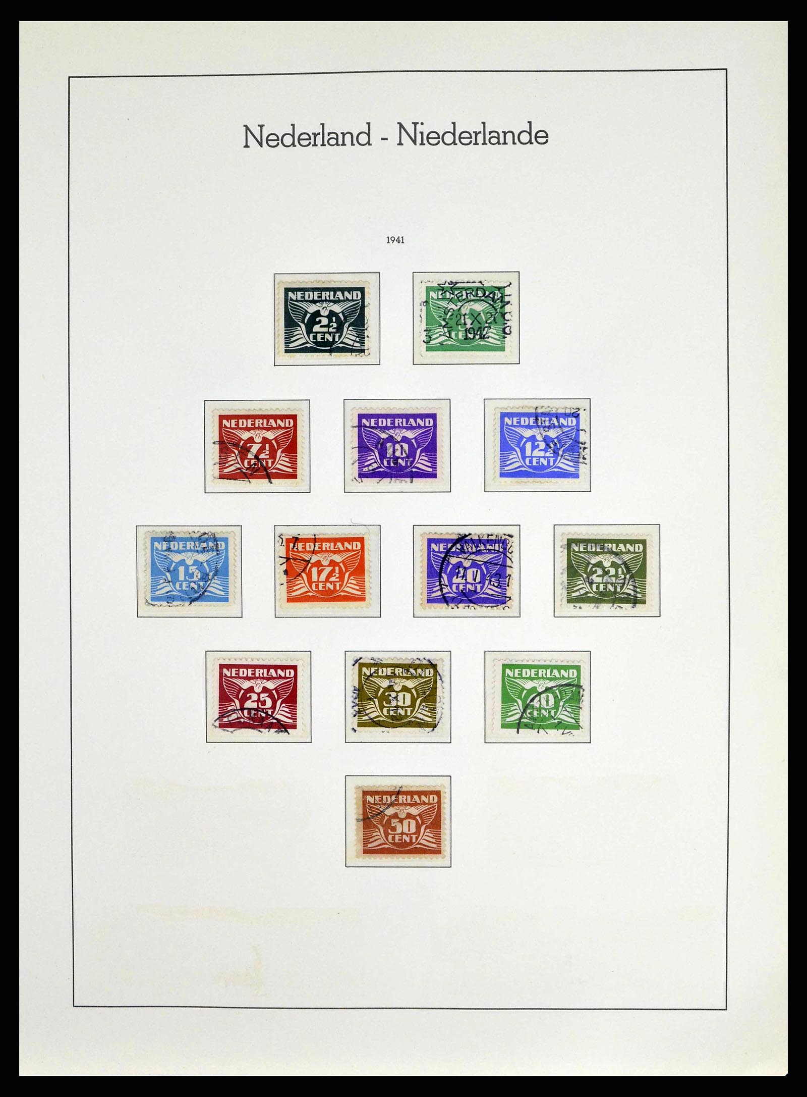 38667 0030 - Postzegelverzameling 38667 Nederland 1852-1968.