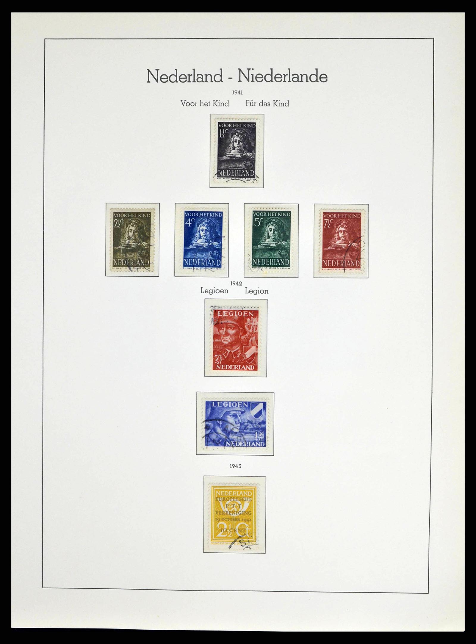 38667 0031 - Postzegelverzameling 38667 Nederland 1852-1968.