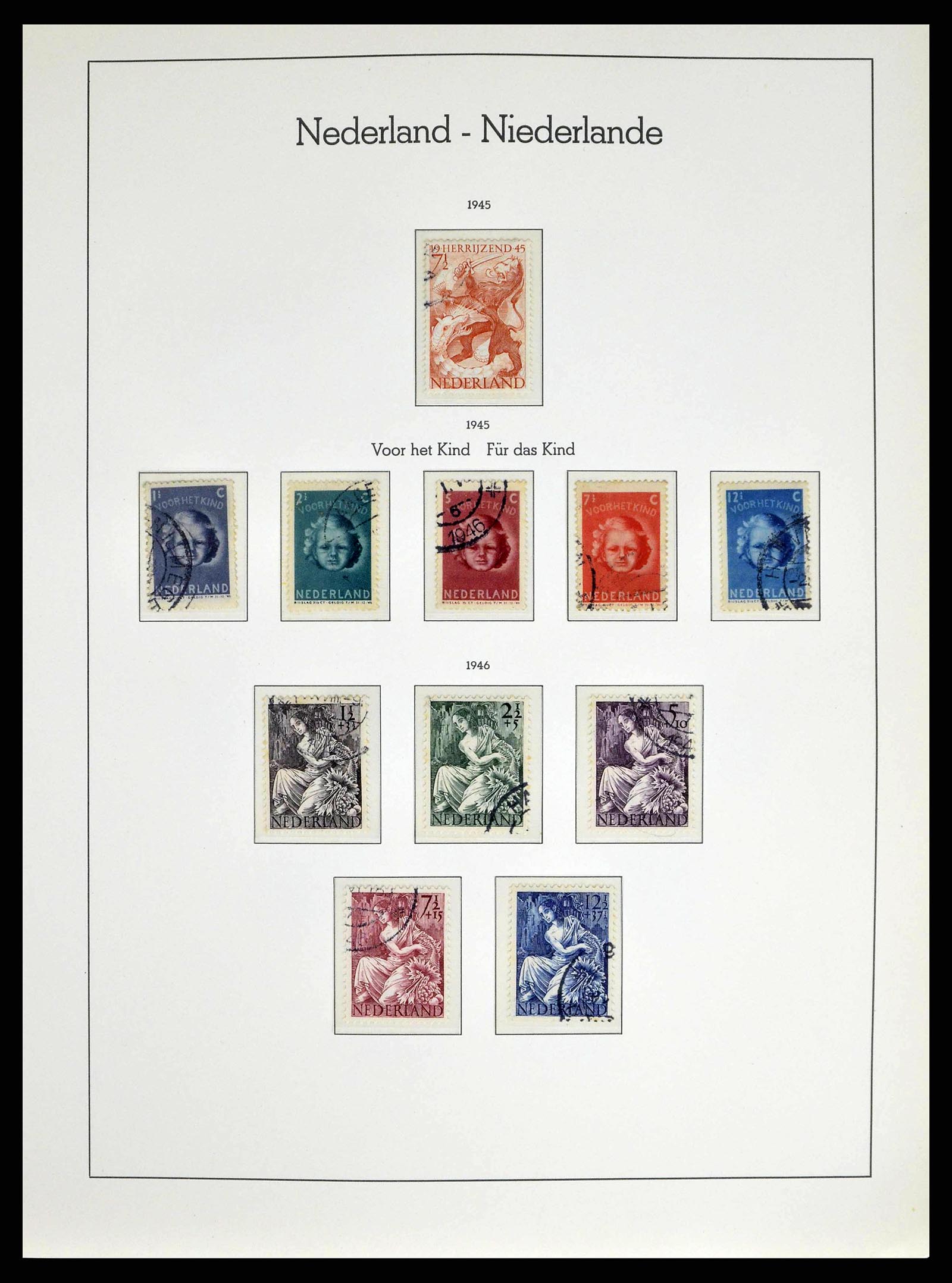 38667 0035 - Postzegelverzameling 38667 Nederland 1852-1968.
