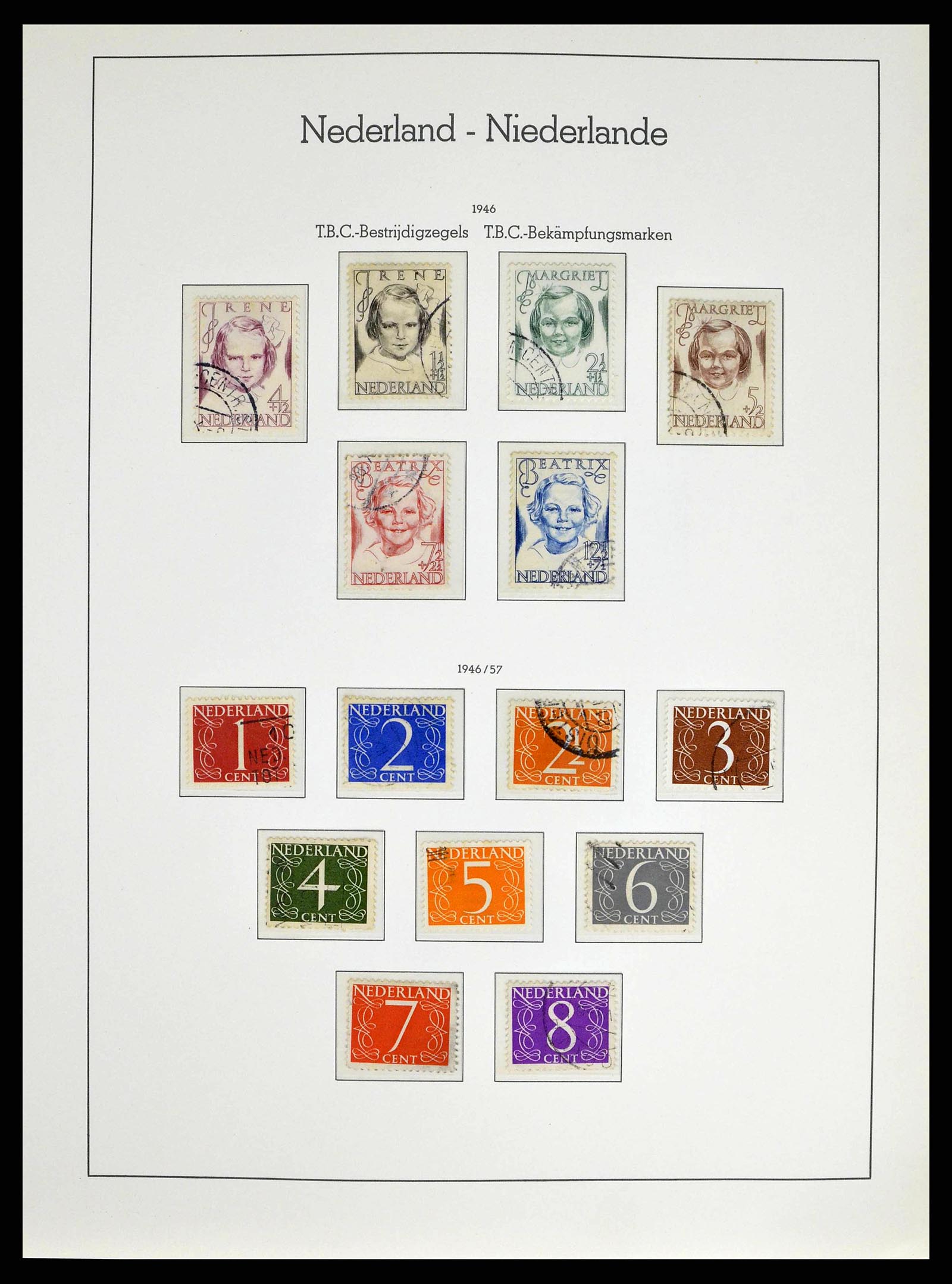 38667 0036 - Postzegelverzameling 38667 Nederland 1852-1968.