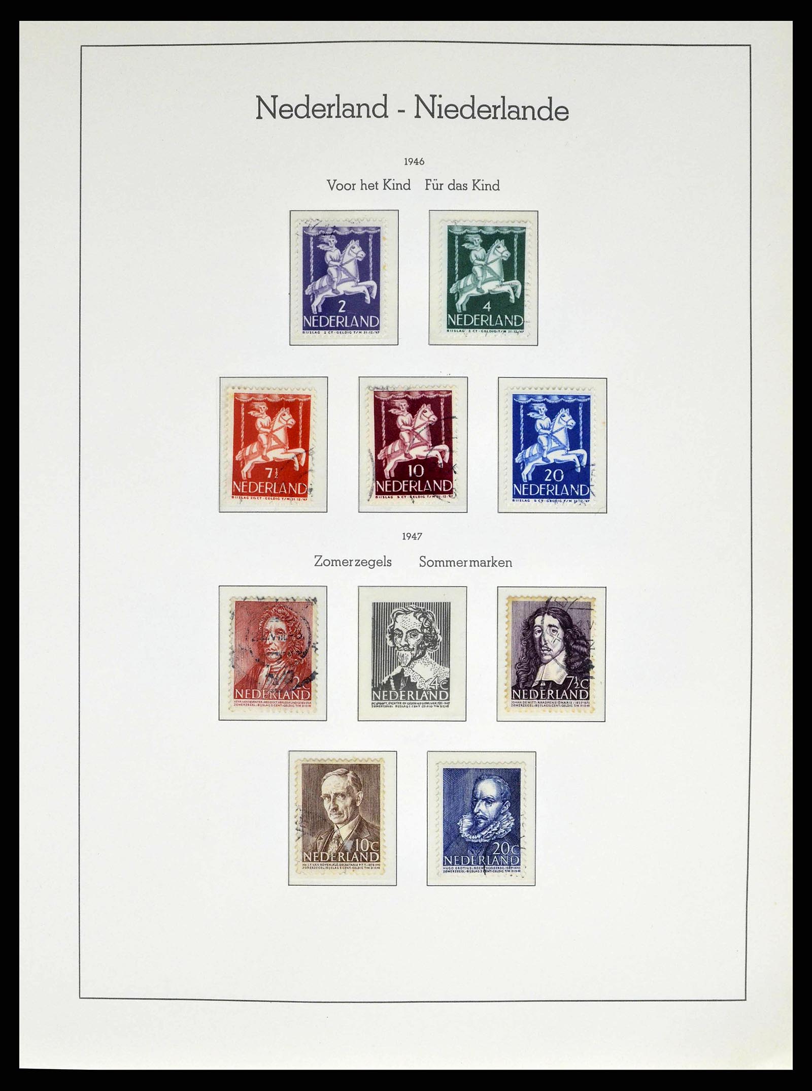38667 0037 - Postzegelverzameling 38667 Nederland 1852-1968.