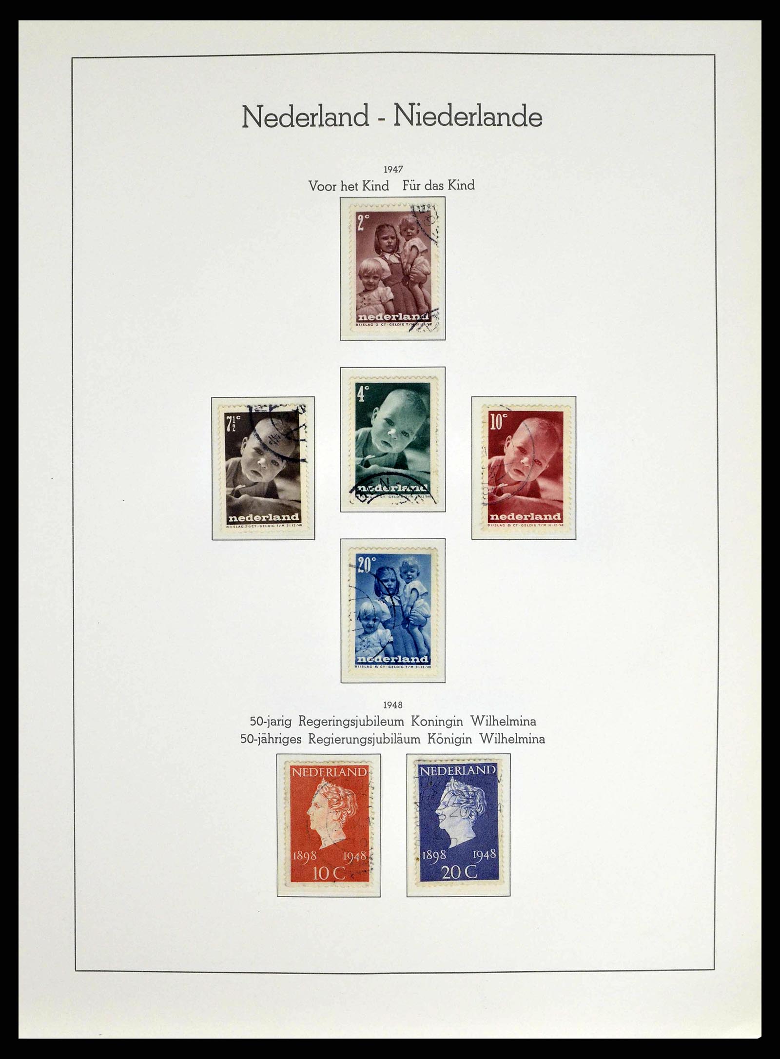 38667 0039 - Postzegelverzameling 38667 Nederland 1852-1968.