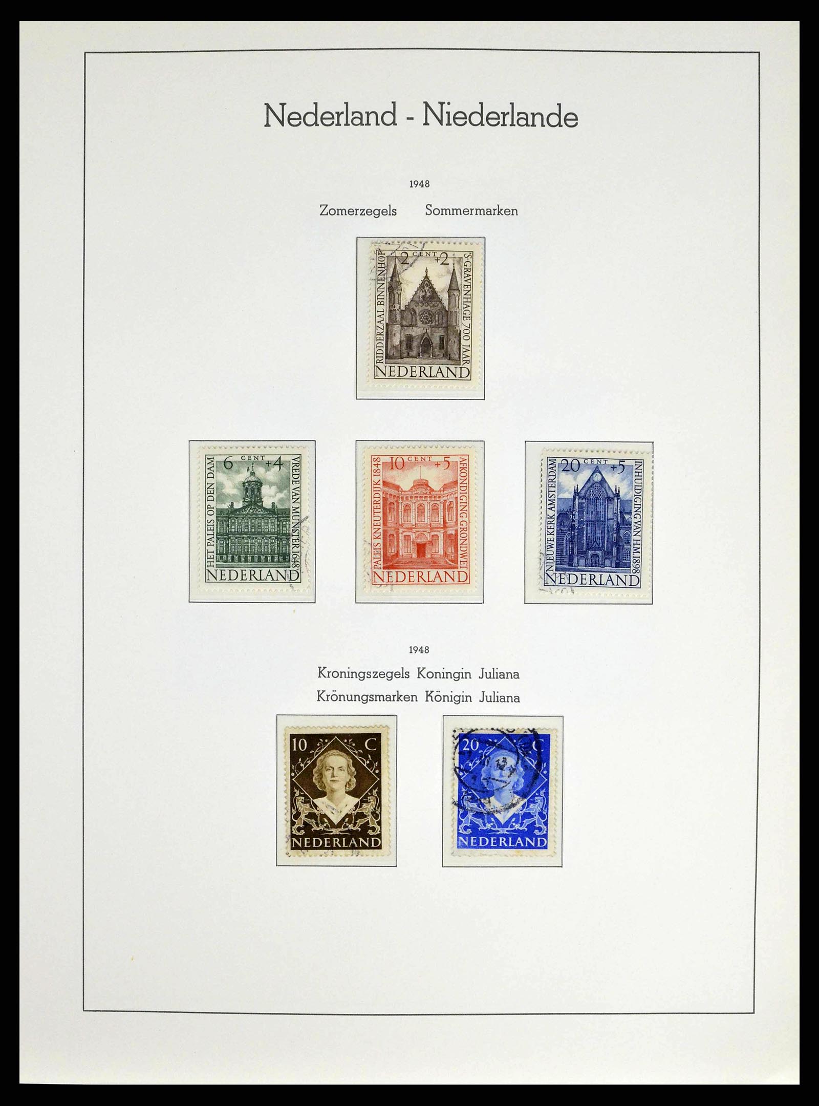 38667 0040 - Postzegelverzameling 38667 Nederland 1852-1968.