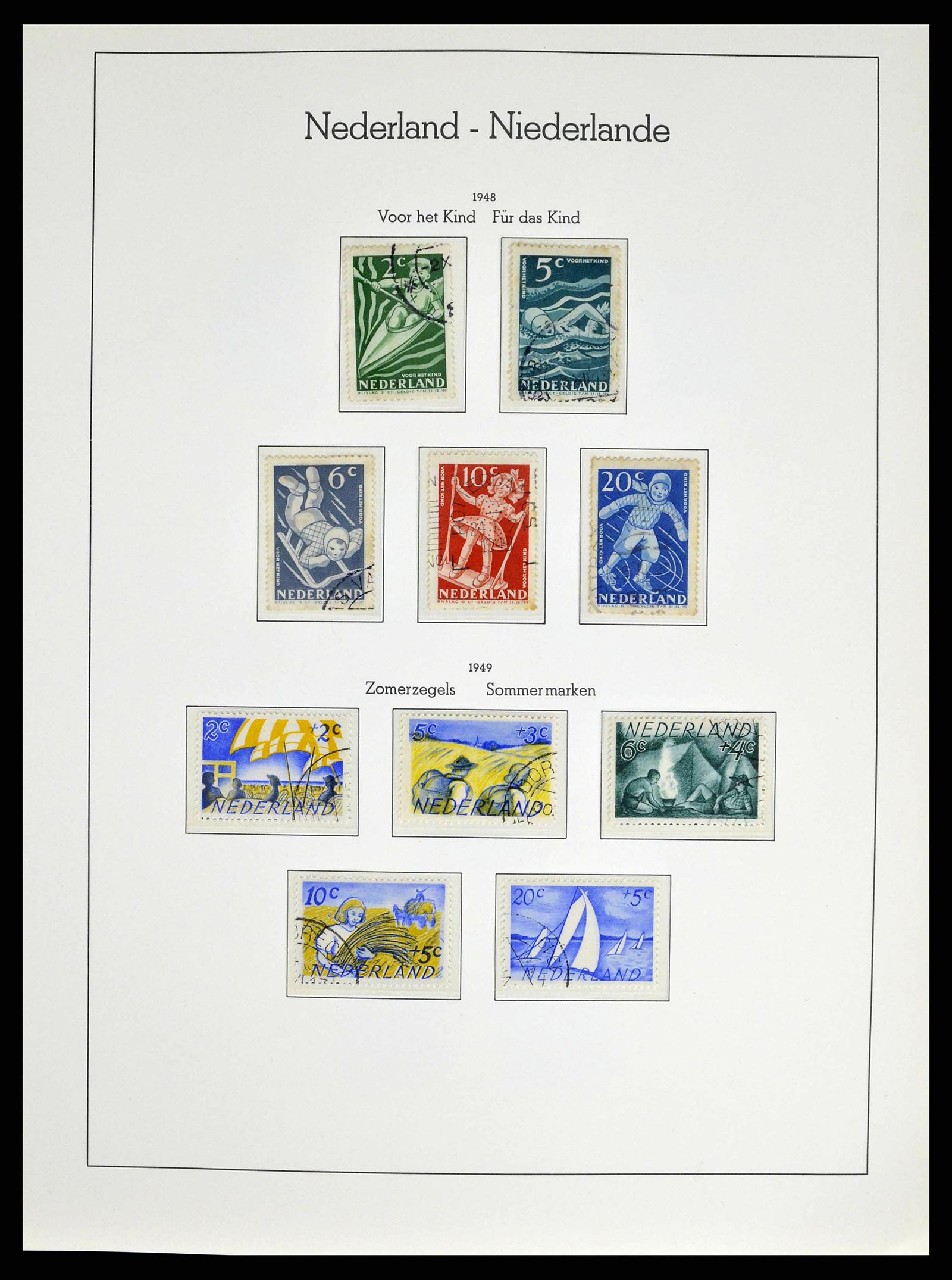 38667 0041 - Postzegelverzameling 38667 Nederland 1852-1968.