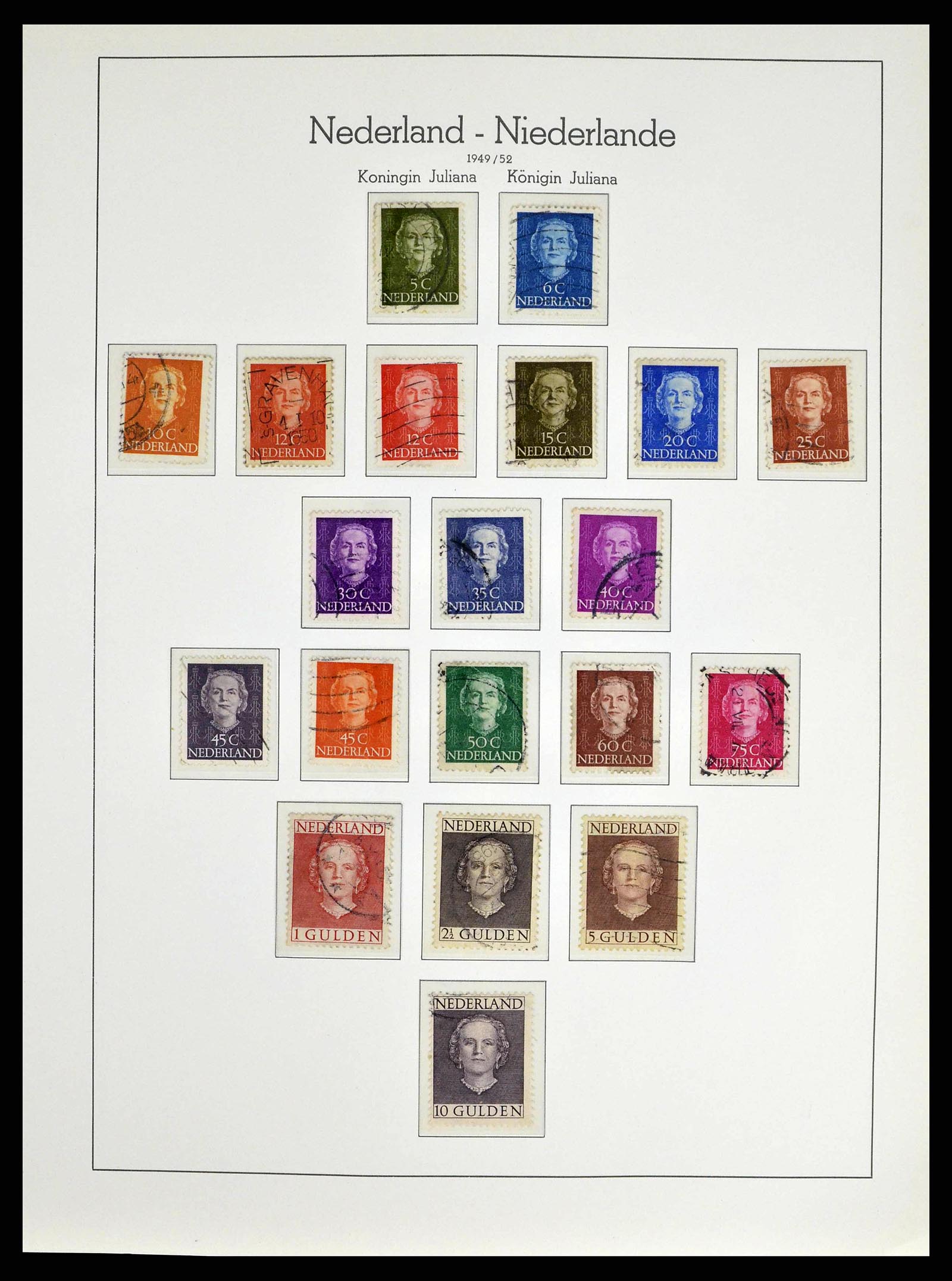 38667 0043 - Postzegelverzameling 38667 Nederland 1852-1968.