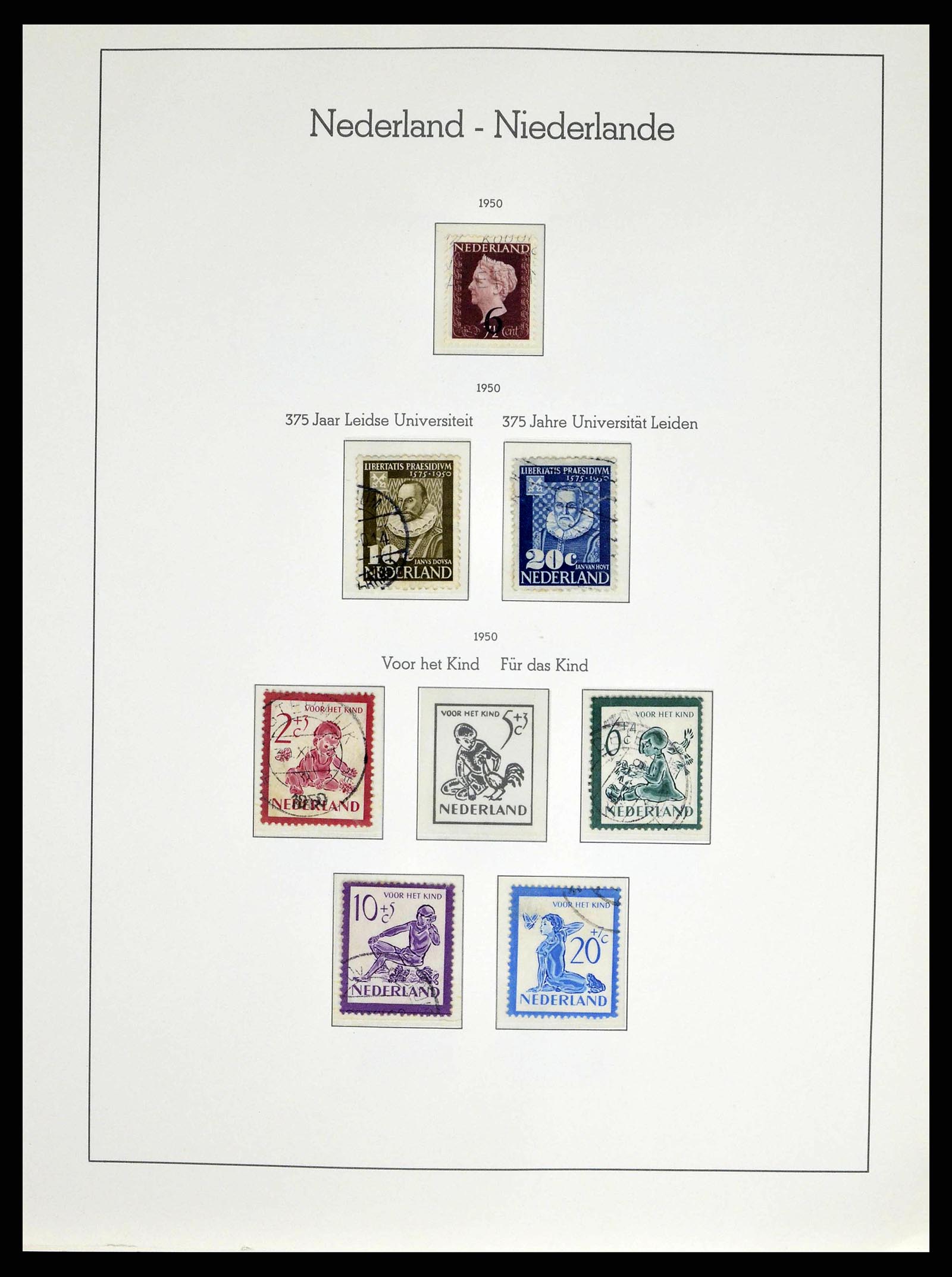 38667 0045 - Postzegelverzameling 38667 Nederland 1852-1968.