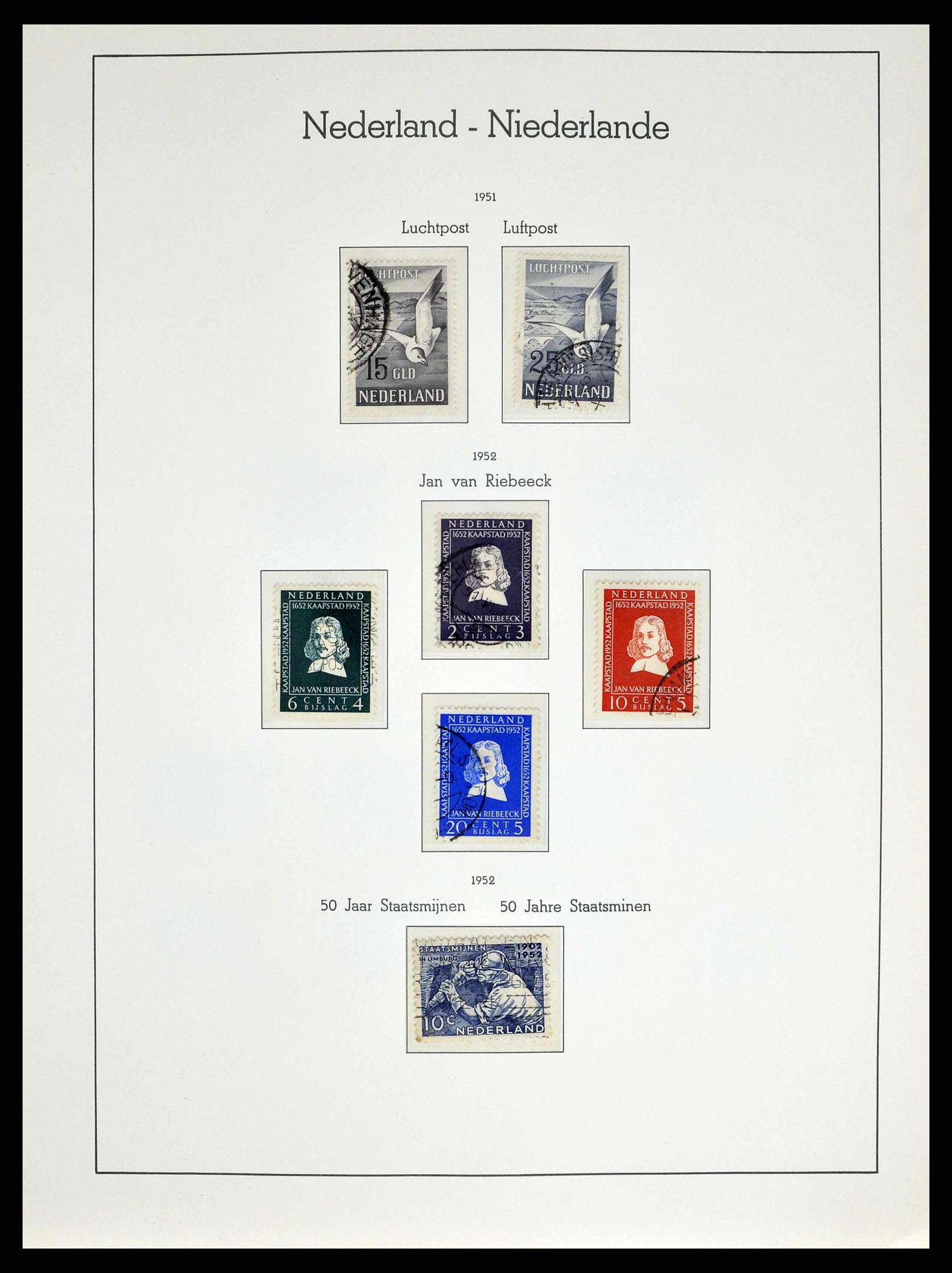 38667 0047 - Postzegelverzameling 38667 Nederland 1852-1968.