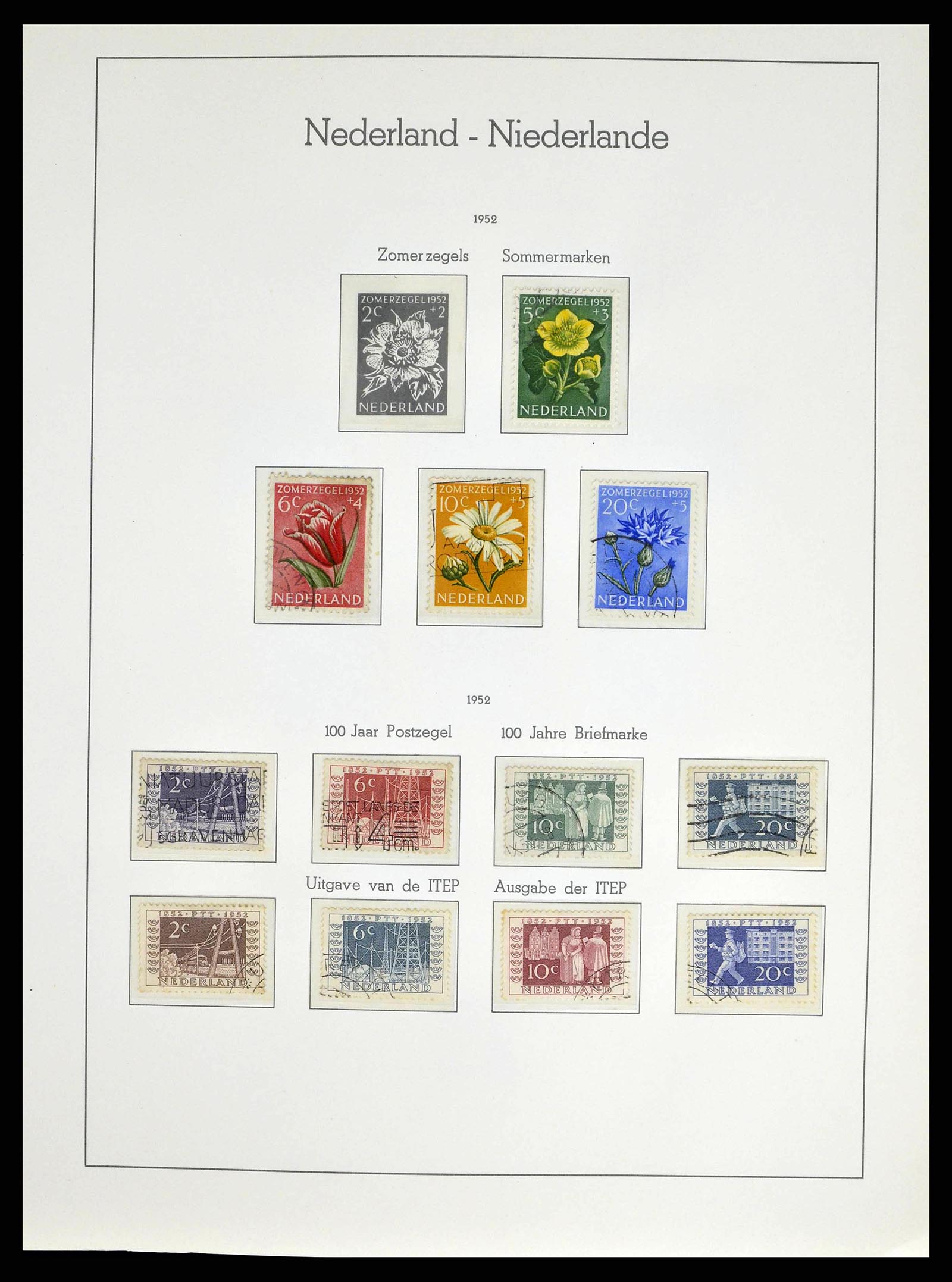 38667 0048 - Postzegelverzameling 38667 Nederland 1852-1968.