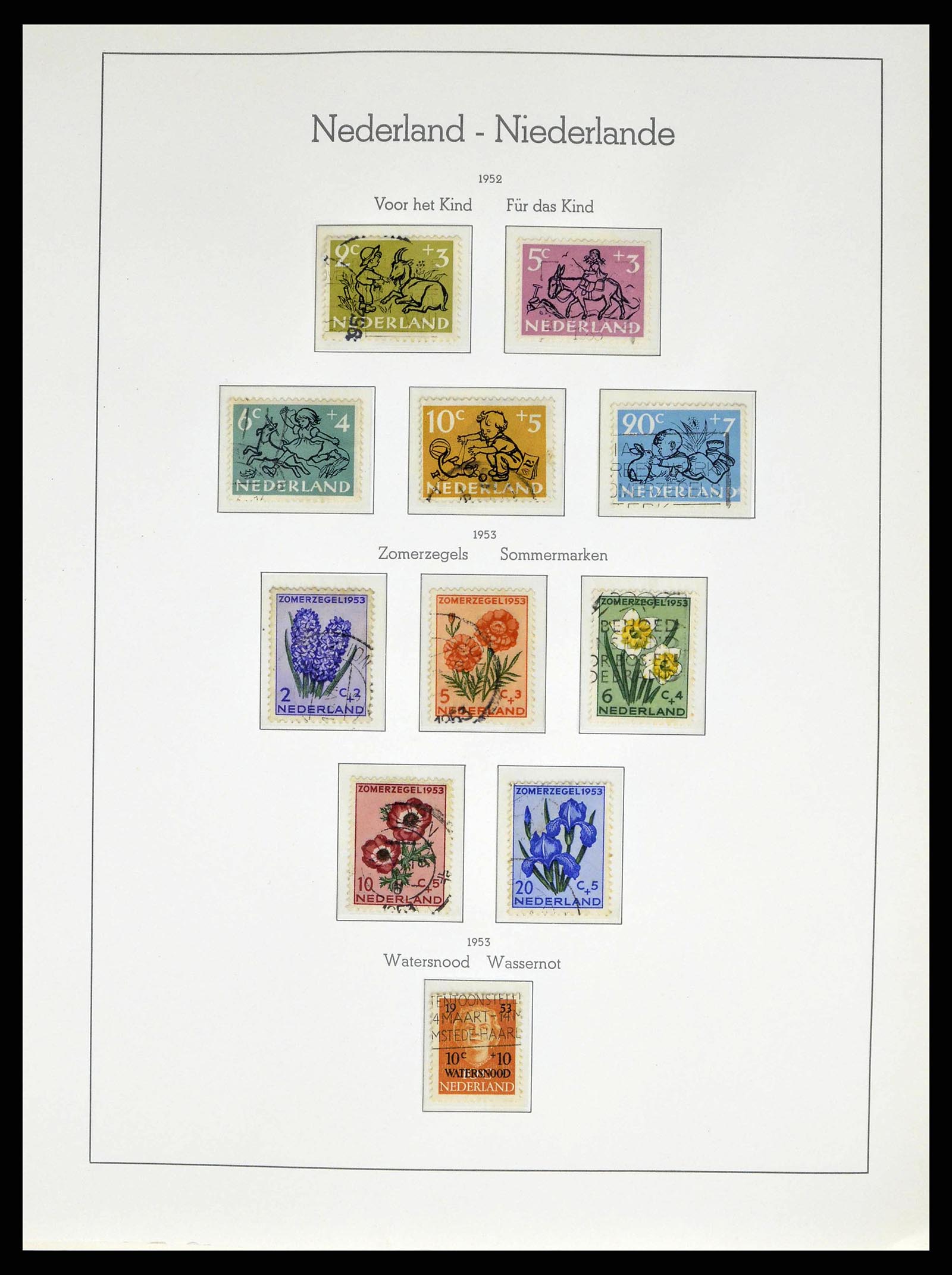 38667 0049 - Postzegelverzameling 38667 Nederland 1852-1968.