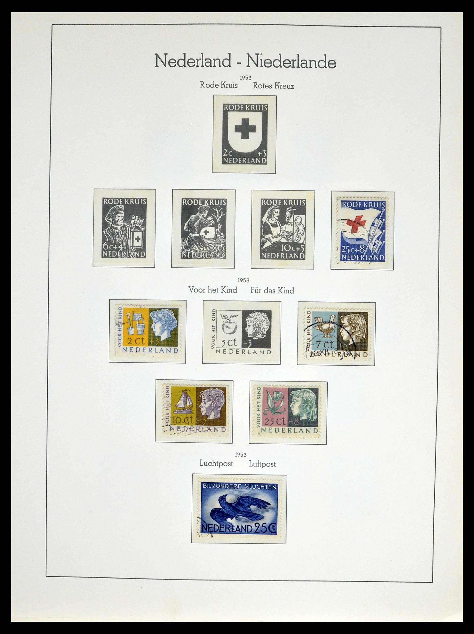 38667 0050 - Postzegelverzameling 38667 Nederland 1852-1968.