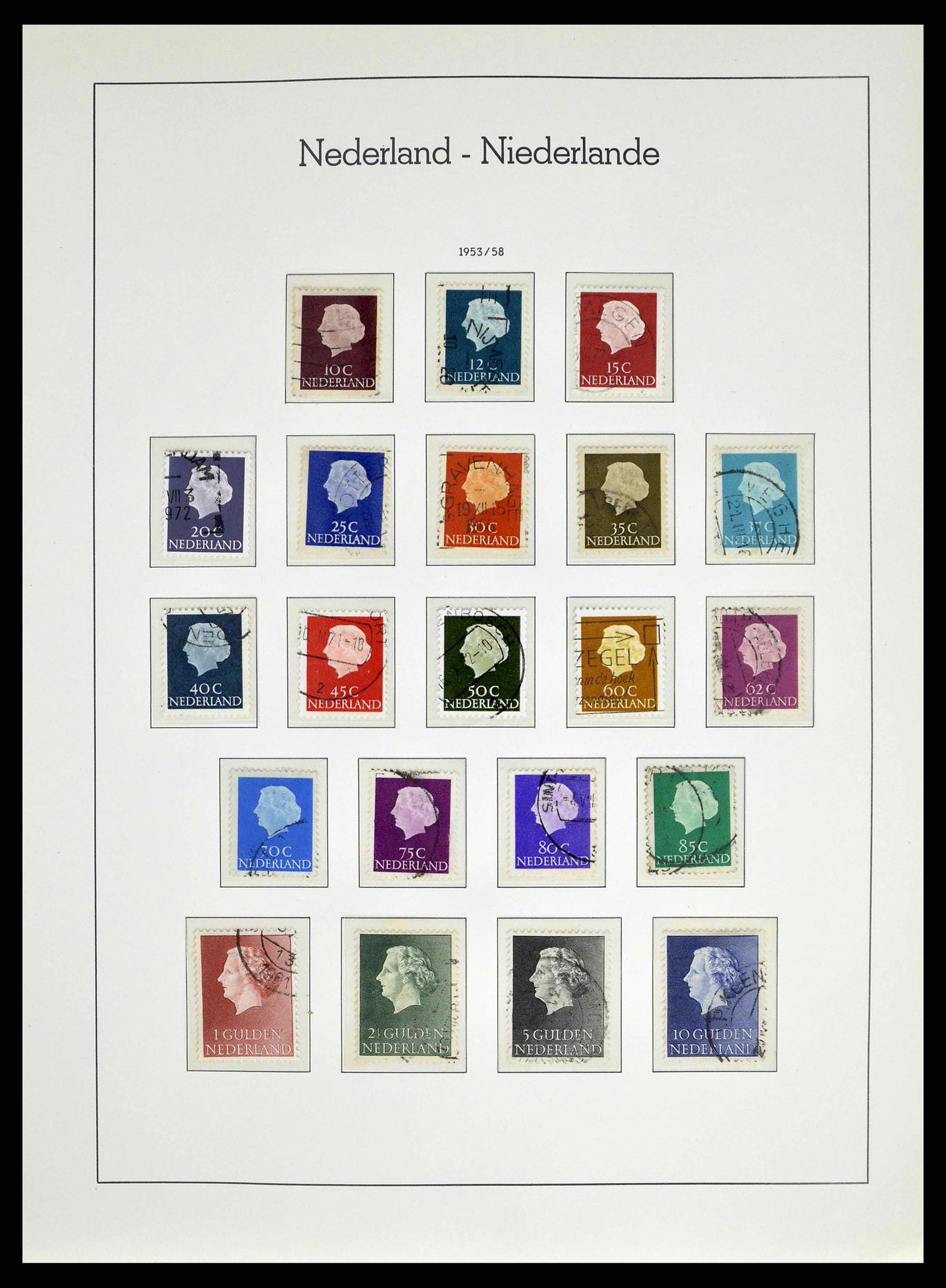 38667 0051 - Postzegelverzameling 38667 Nederland 1852-1968.