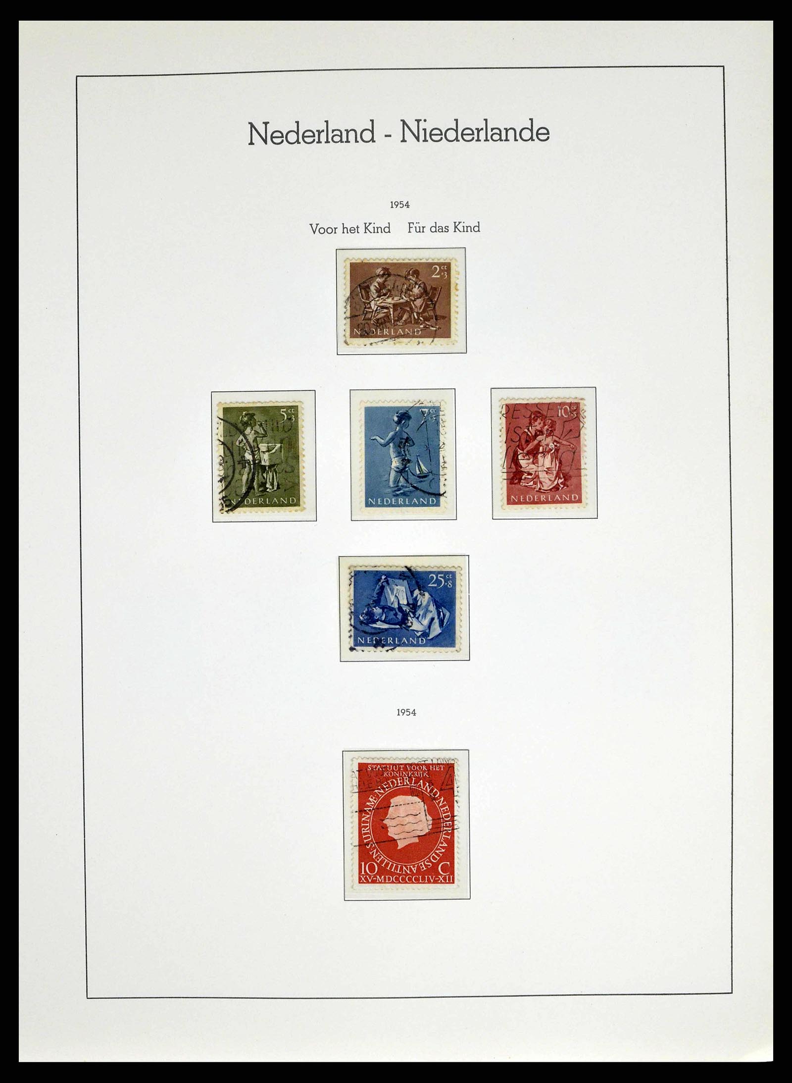 38667 0053 - Postzegelverzameling 38667 Nederland 1852-1968.