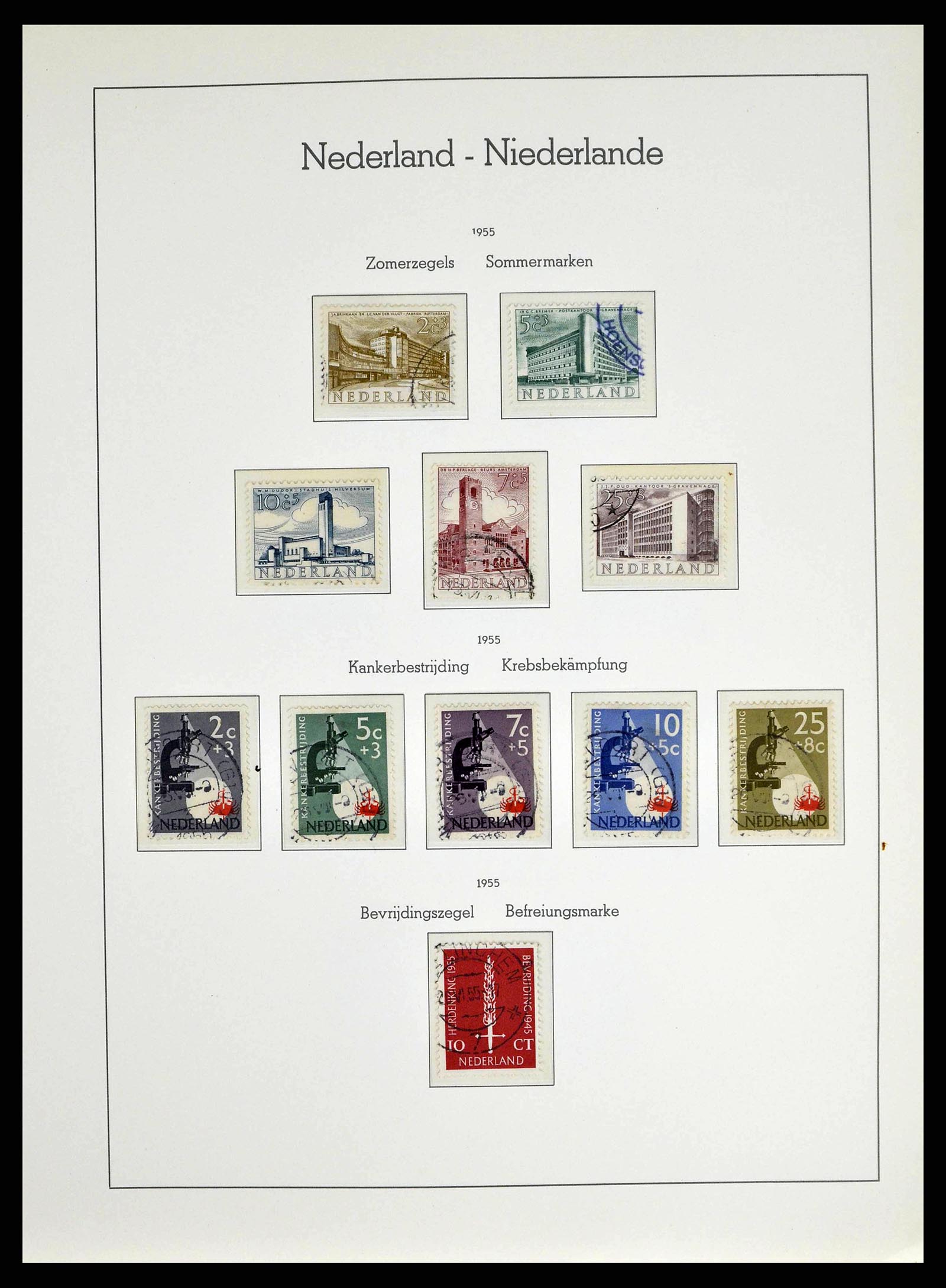38667 0054 - Postzegelverzameling 38667 Nederland 1852-1968.