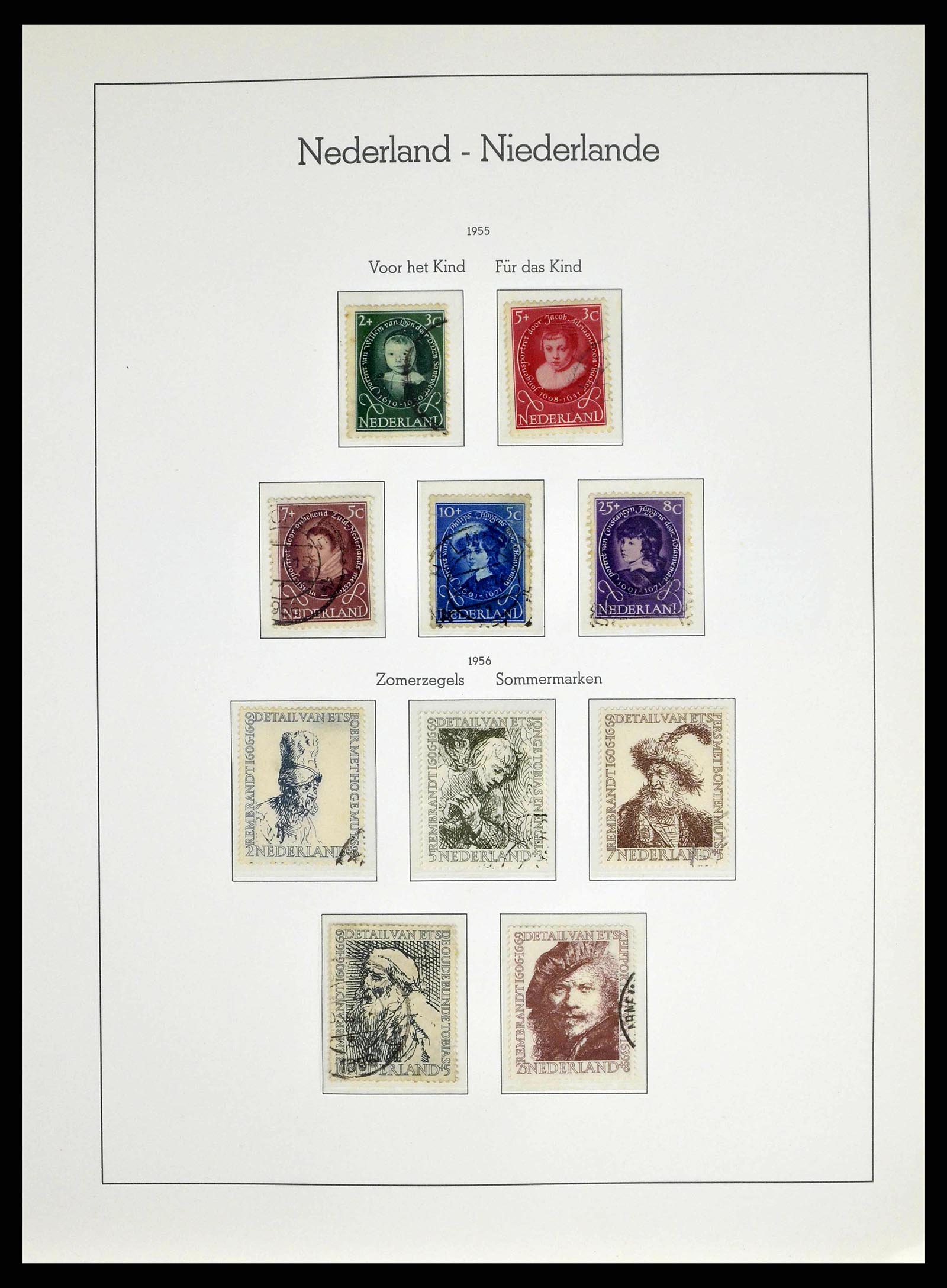 38667 0055 - Postzegelverzameling 38667 Nederland 1852-1968.