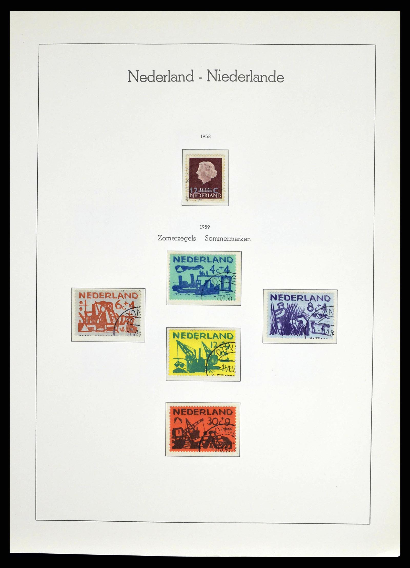 38667 0060 - Postzegelverzameling 38667 Nederland 1852-1968.