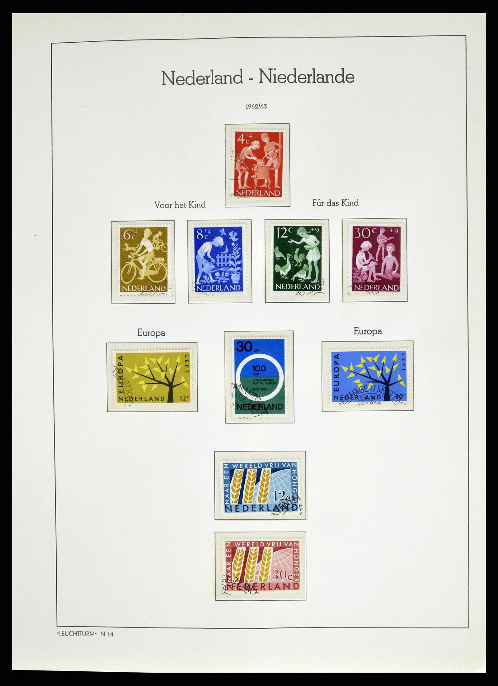 38667 0066 - Stamp collection 38667 Netherlands 1852-1968.