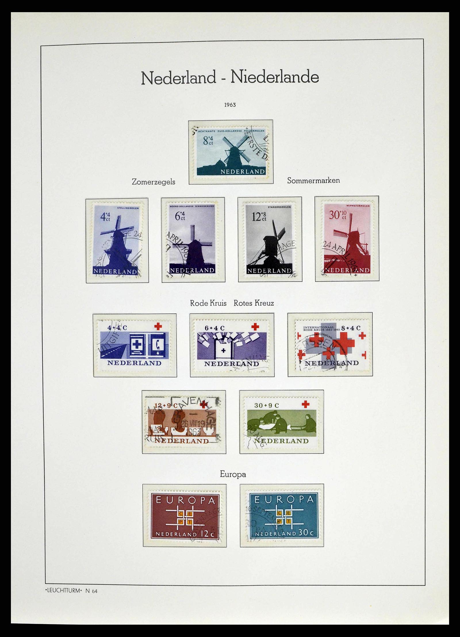 38667 0068 - Stamp collection 38667 Netherlands 1852-1968.