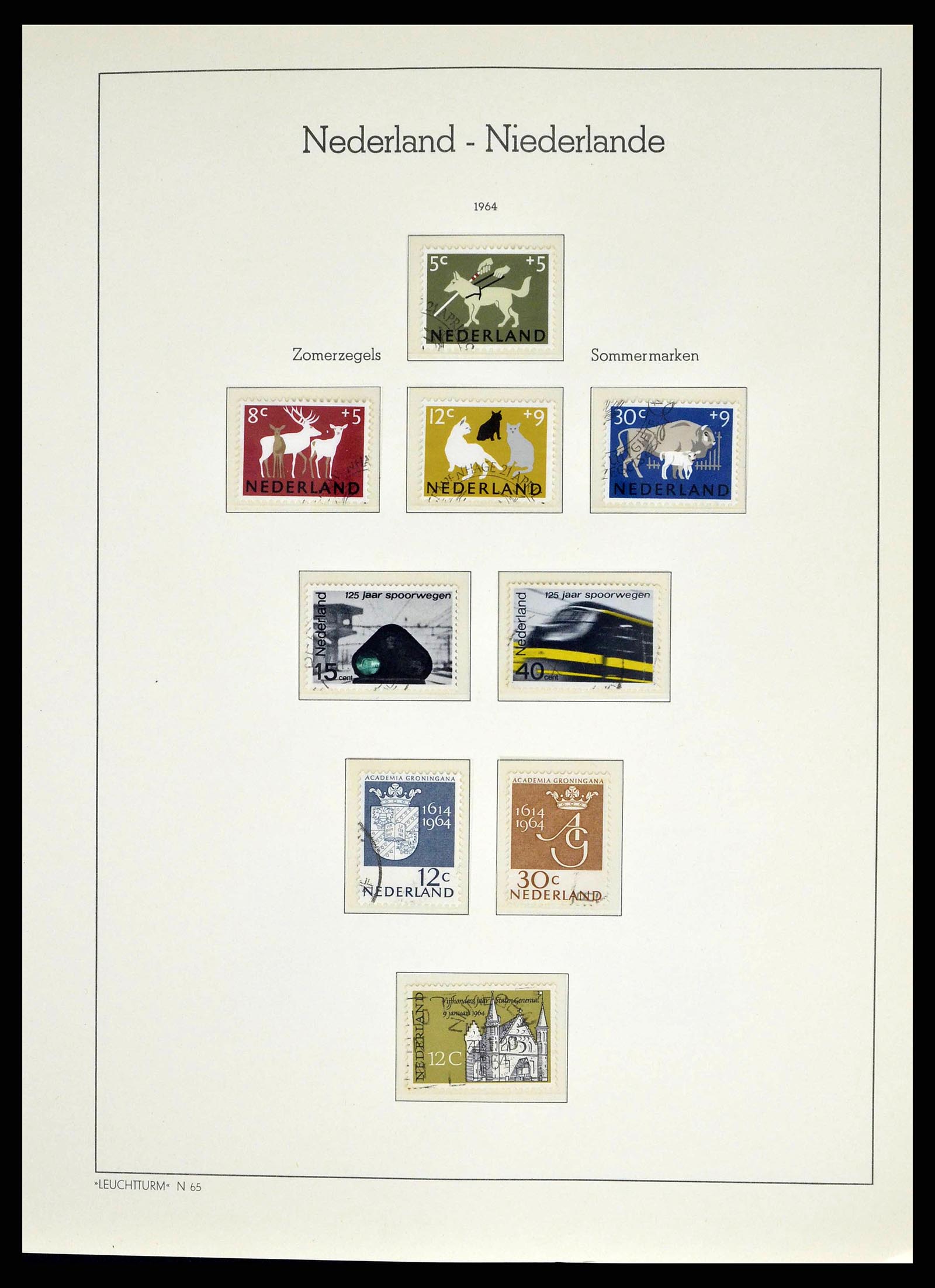 38667 0070 - Stamp collection 38667 Netherlands 1852-1968.