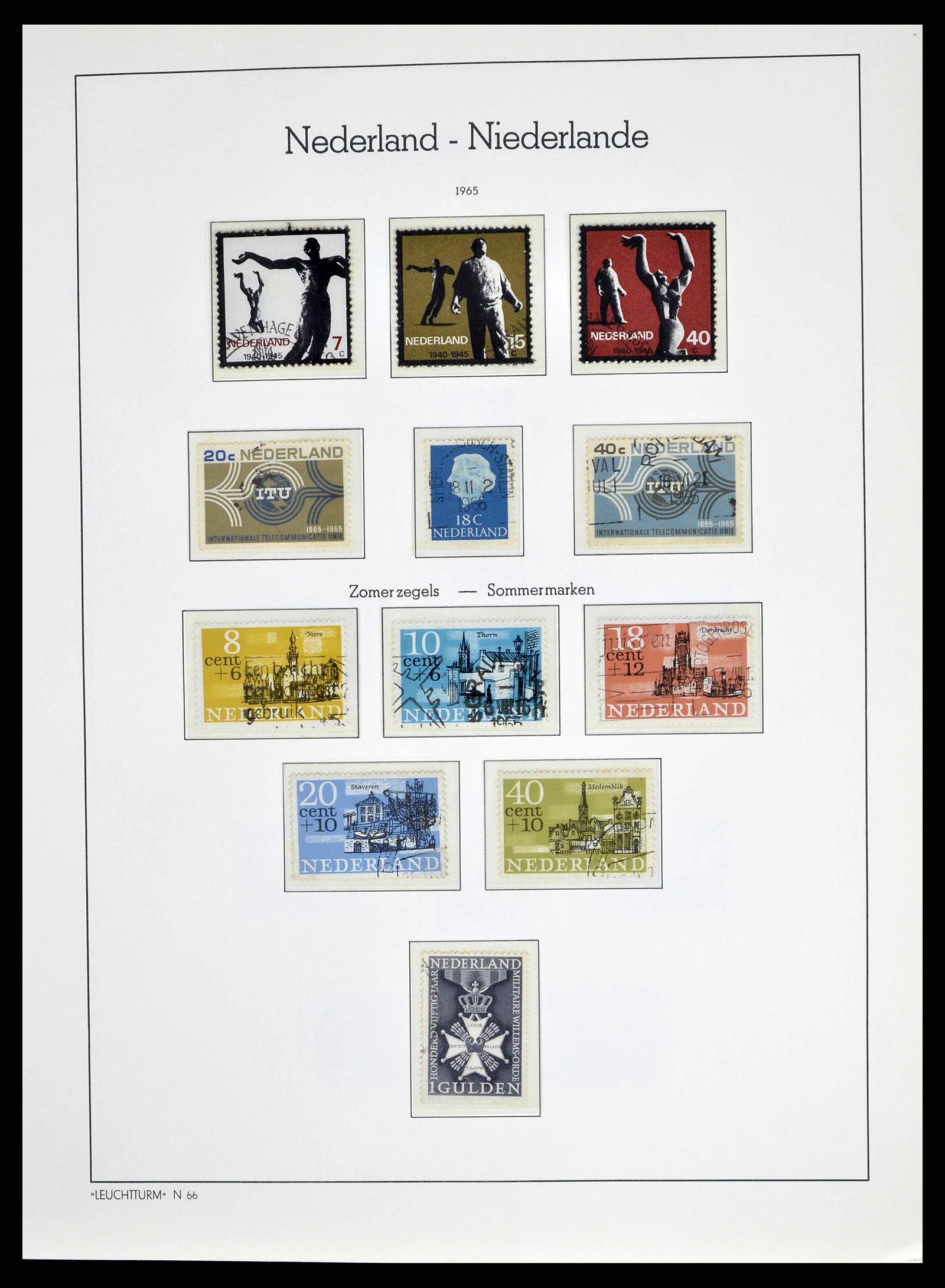 38667 0072 - Stamp collection 38667 Netherlands 1852-1968.