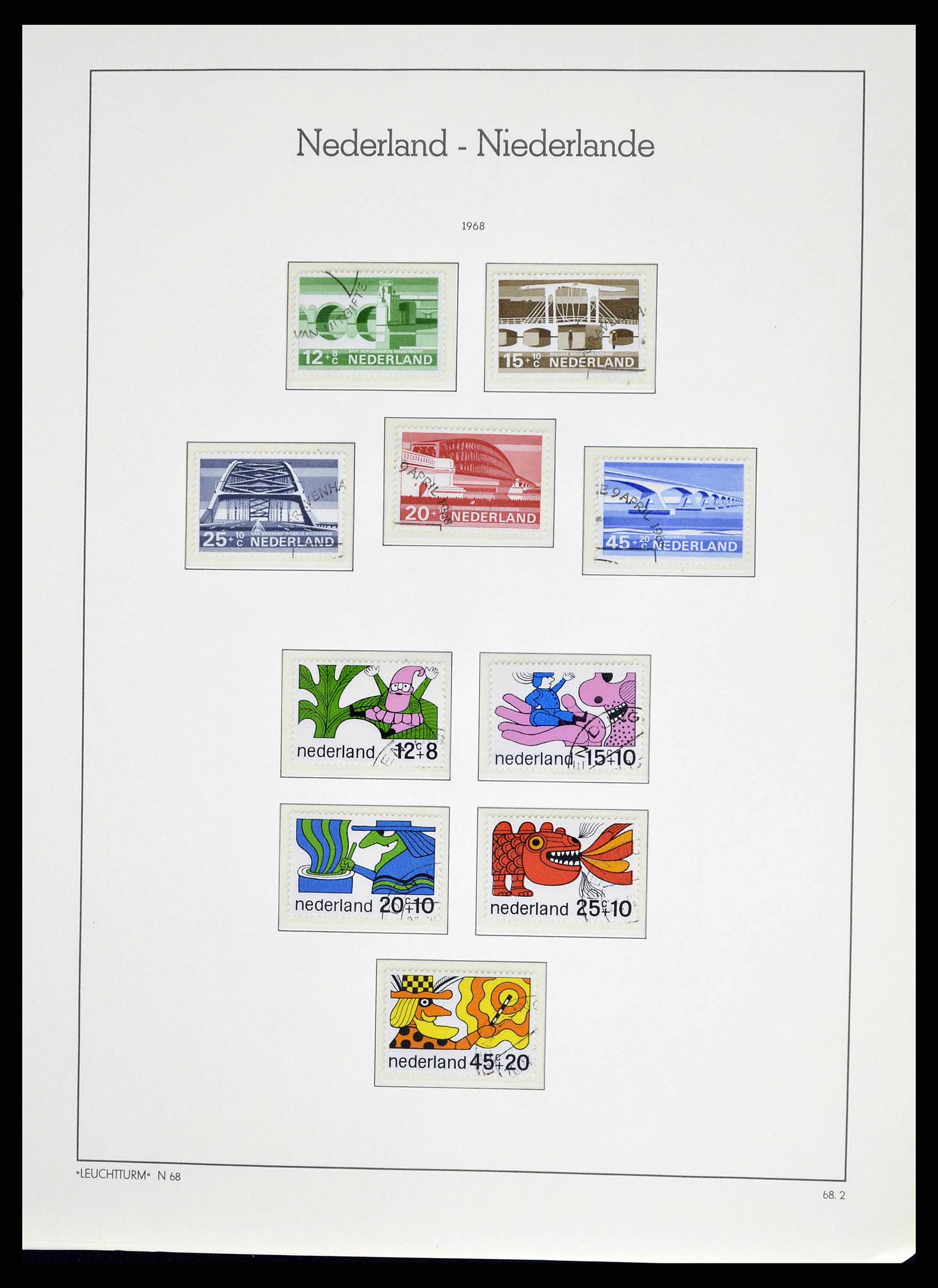 38667 0081 - Postzegelverzameling 38667 Nederland 1852-1968.